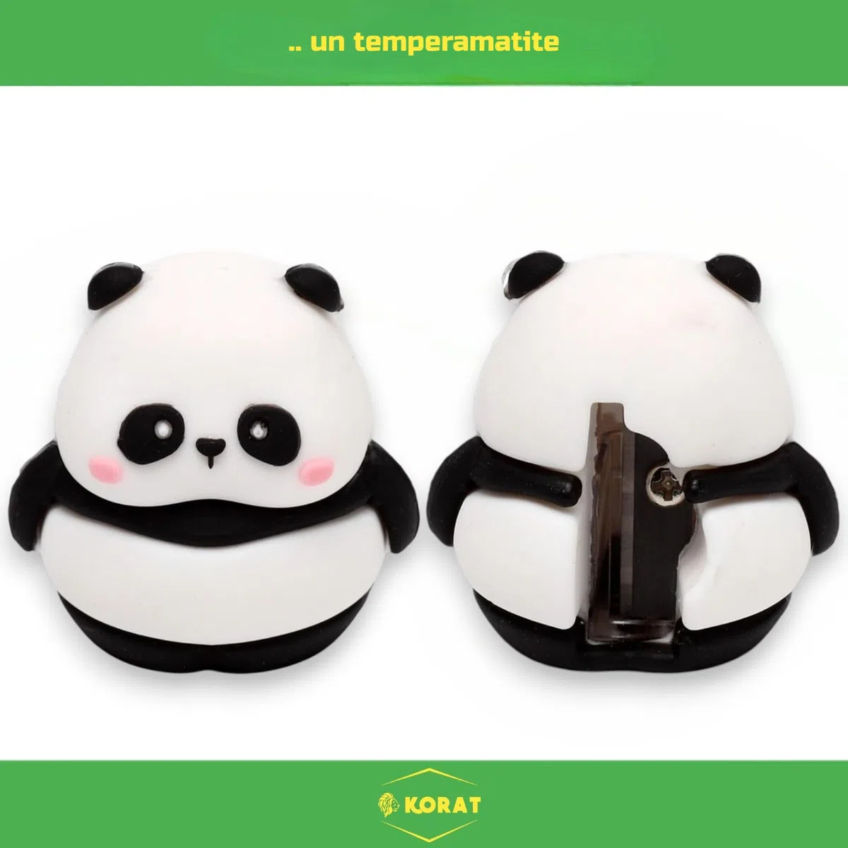 KORAT Pasqualone Sorpresa Bambini Uovo di Pasqua Gigante Tema Animali Kawaii Kit Cancelleria Completo, Set Scuola Animali, Gadget Panda Tigre Leone, Regalo Pasqua
