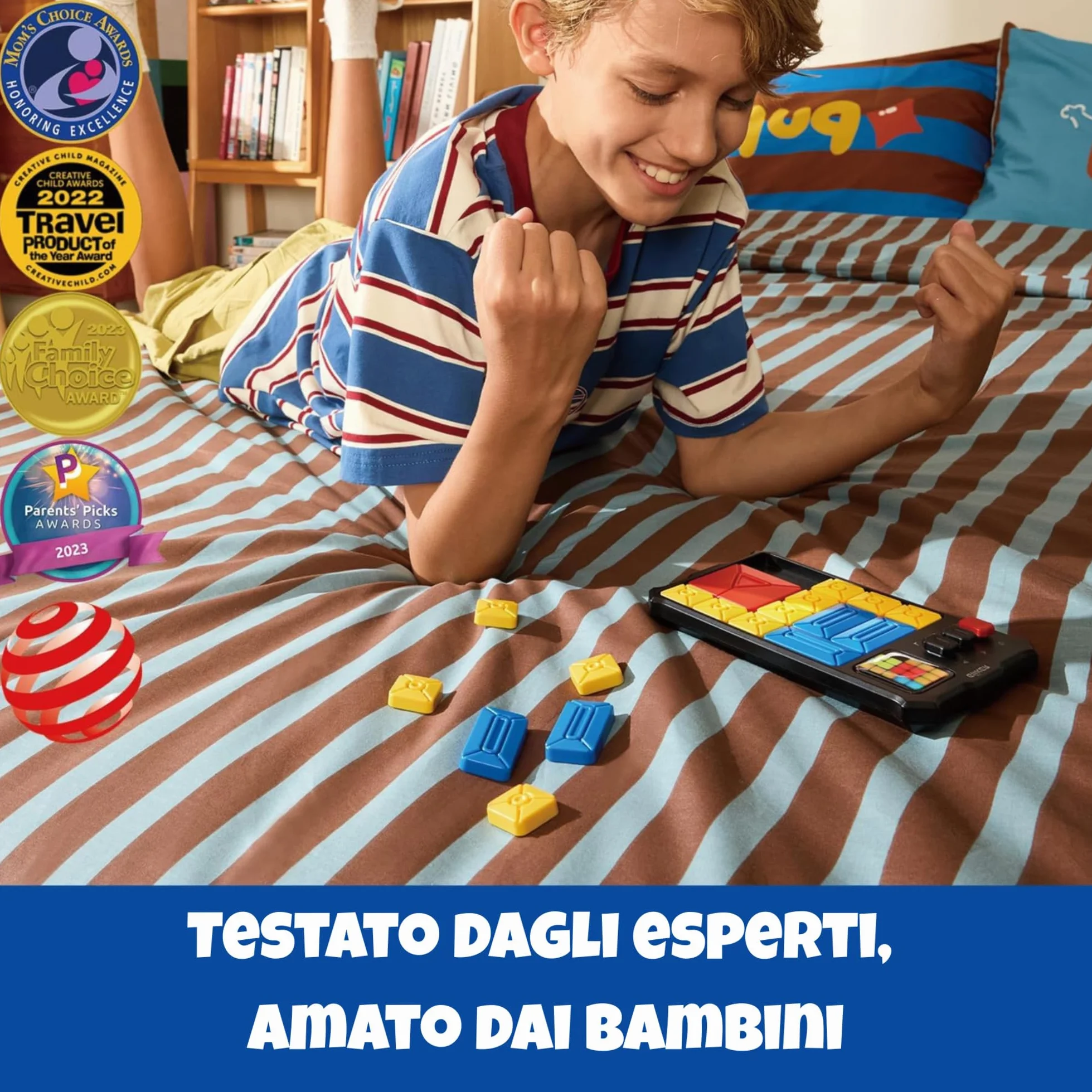 GiiKER Super Slide Puzzle rompicapo a scorrimento, Puzzle Rompicapo con Oltre 500 Sfide Originali, Giocattoli per Bambini Adolescenti, Giochi di Viaggio, Regali di Compleanno