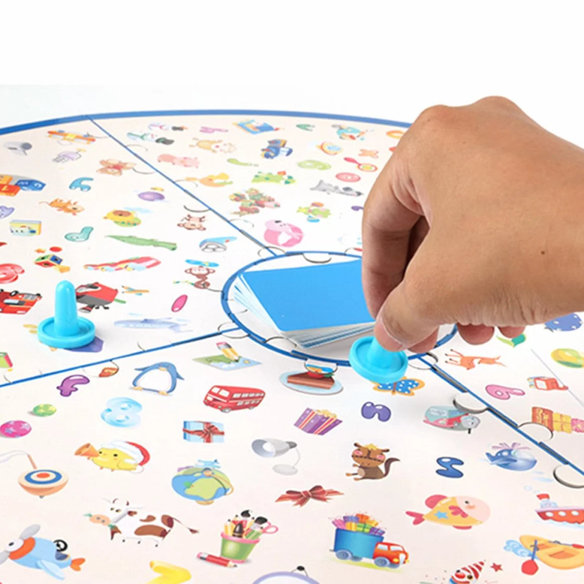 Tabella di Ricerca Detective per Gioco Educativo Interattivo Genitore-Figlio Giocattolo di Intelligenza per Sviluppo Reattività Set Didattico Resistente