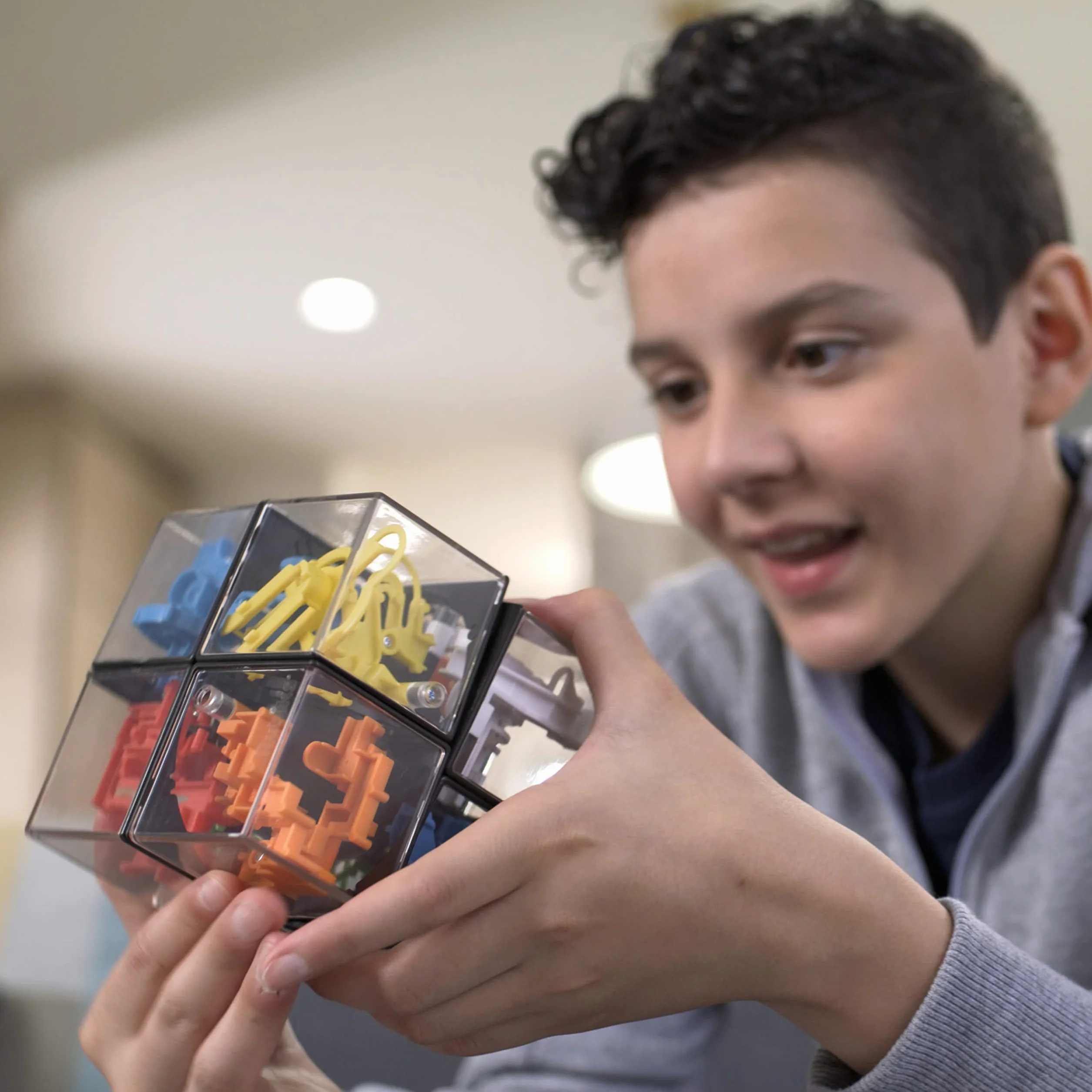 Spin Master Games Perplexus & Cubo di Rubik Il Gioco, Labirinto Tridimensionale nel Cubo Magico, 6058355