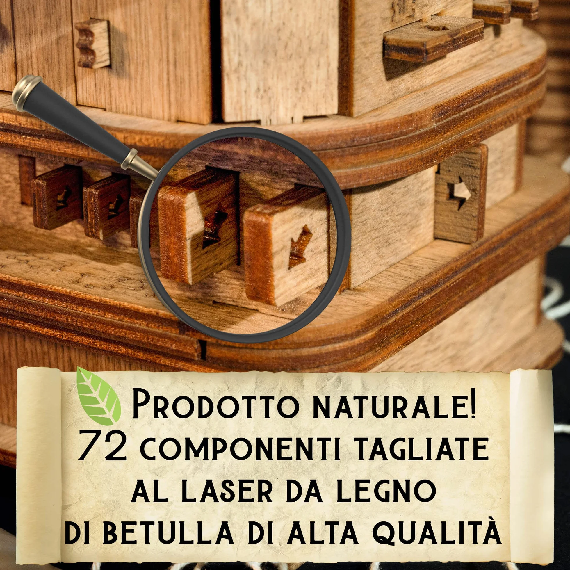 iDventure Cluebox - Davy Jones Locker - Escape Room gioco in legno - Scatola rompicapo a Labirinto - Scatola regalo - regalo fidanzato - puzzle 3D - iq puzzle rompicapo - regalo per lui