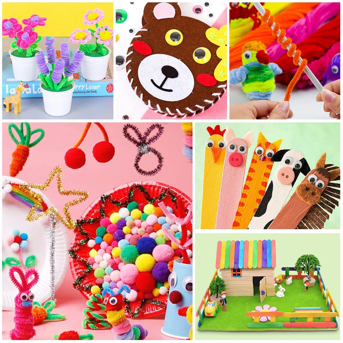 JOYBOY Lavoretti Creativi per bambini Kit Artigianali Perline e Scatola di Immagazzinaggio Giocattoli educativi Regalo