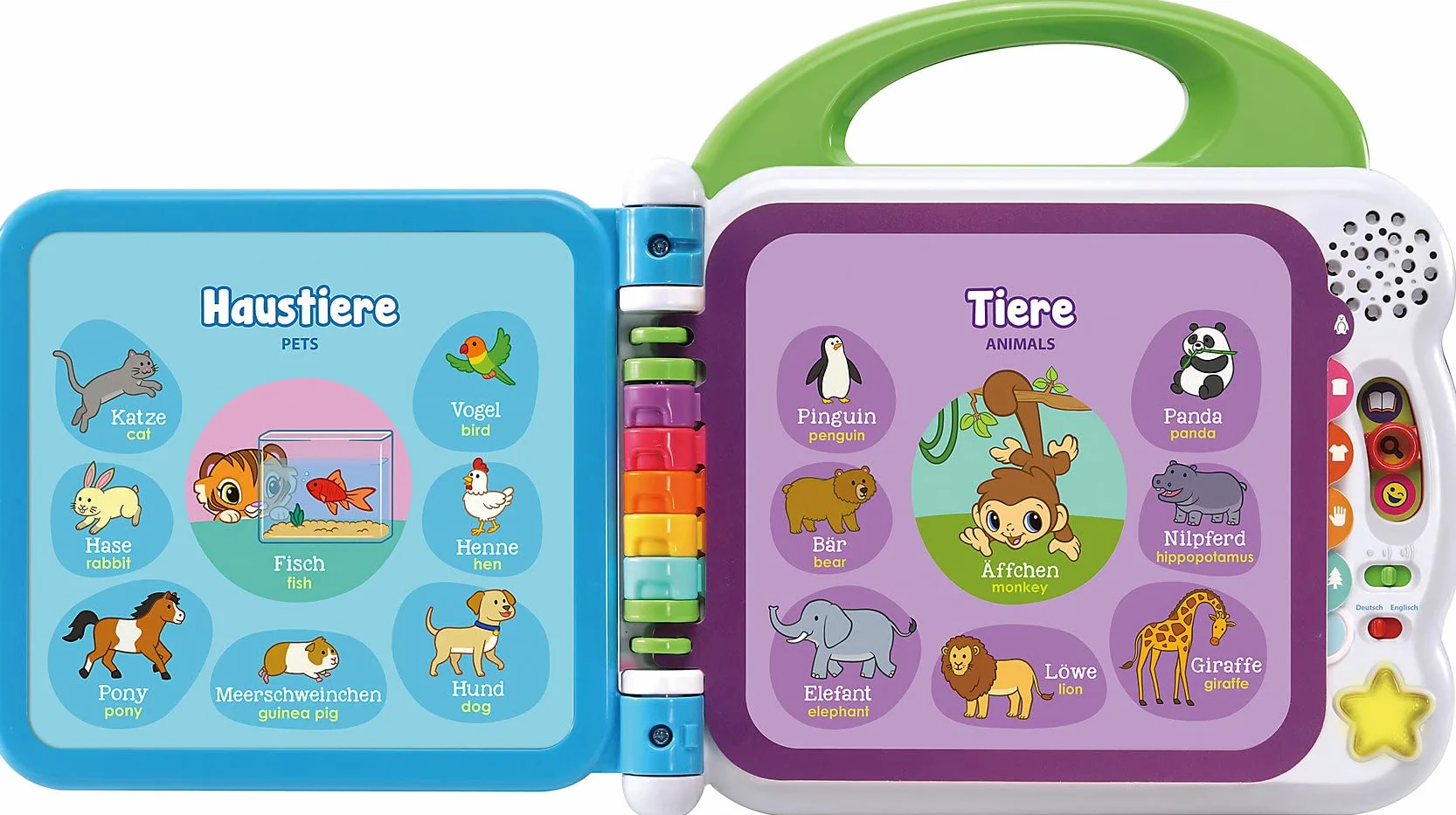 VTech 80-601504 - Libro per bambini con 100 parole, colore: Nero