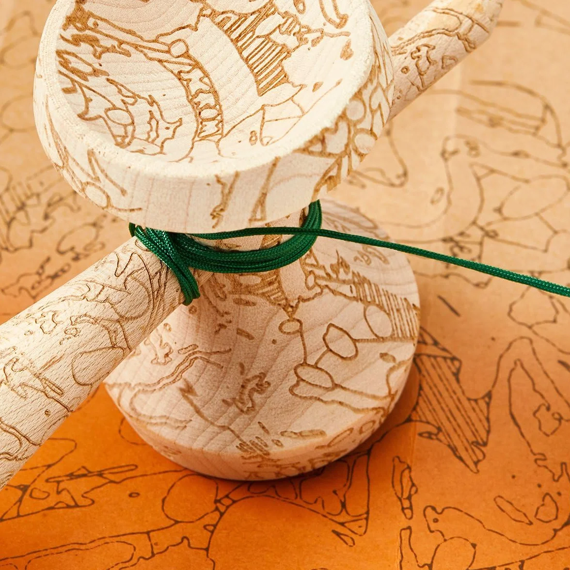 KROM Unity Equilibrium Kendama Orange One Size