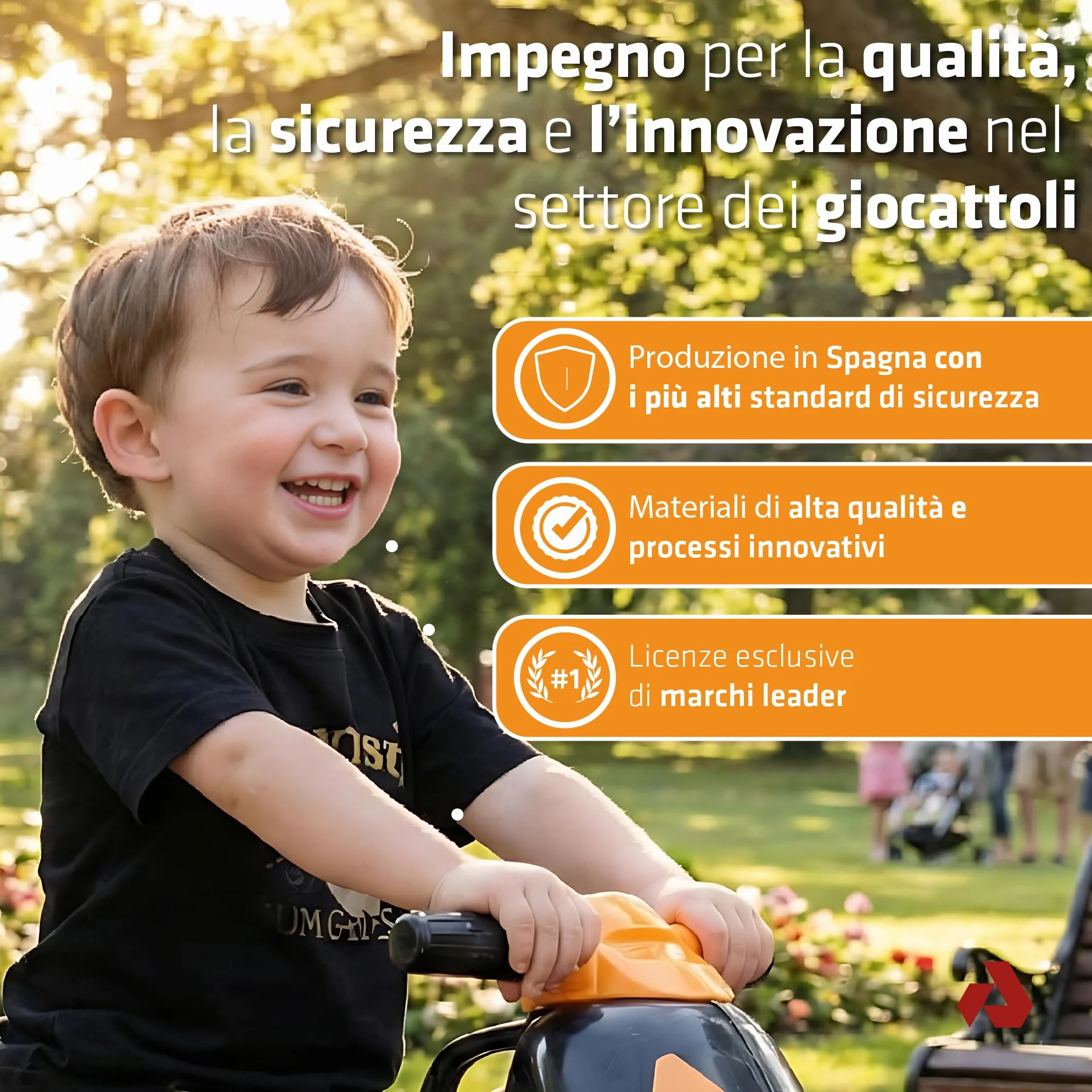 Moto per Bambini 18-36 Mesi Moto Bambino 3 Anni Ruote Larghe Stabile Senza Pedali - Primi Passi Bimbi - Ergonomica Maniglia Trasporto + Design REPSOL - INJUSA