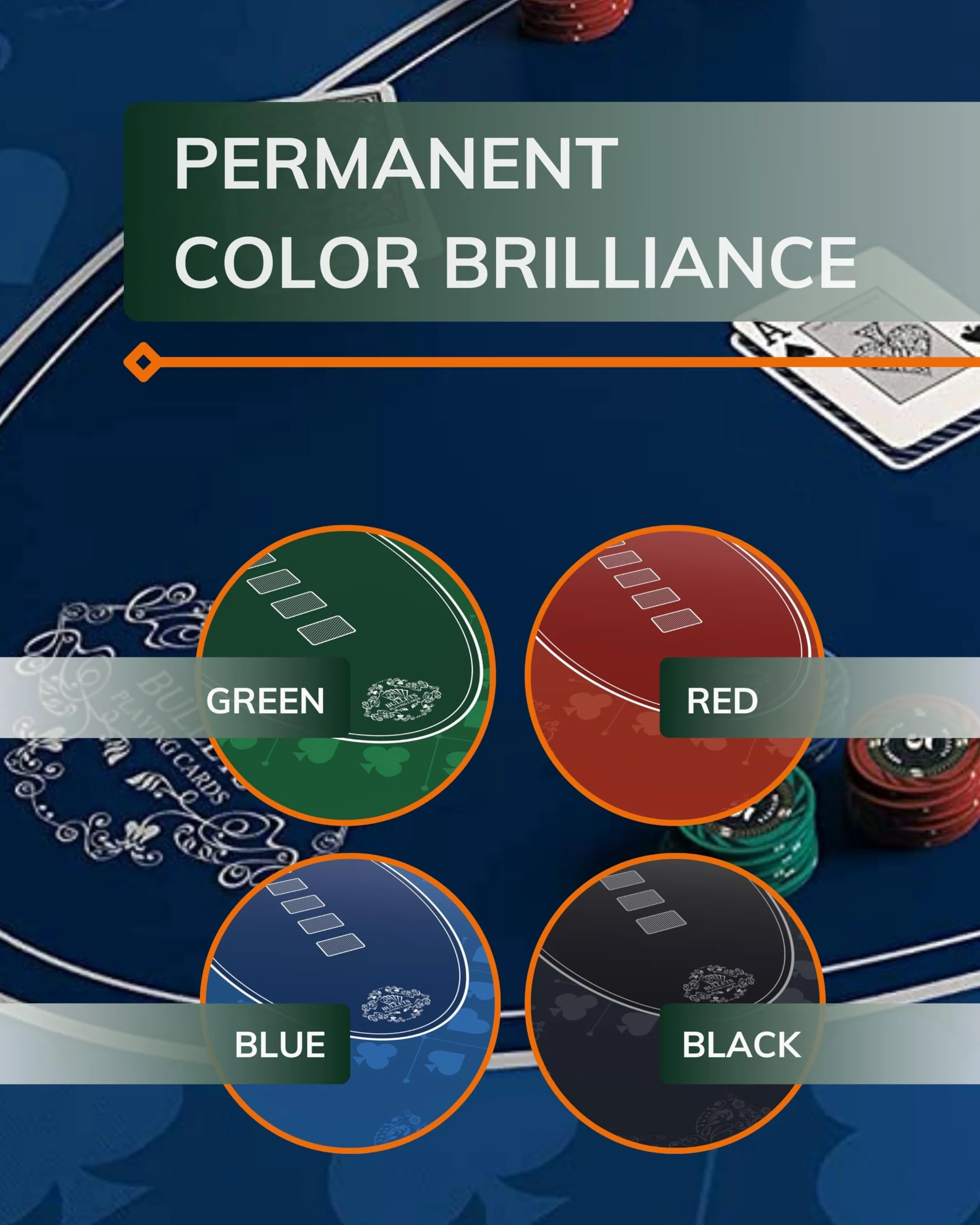 Tappeto da poker XXL Deluxe 200x100 cm nero