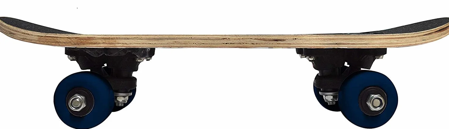 Mini Skateboard per Bambini Principianti - Cruiser Con Grafica Fantastica, 3-6 Anni, Tavola in Legno d'Acero 17", Ruote 54 mm, Leggero