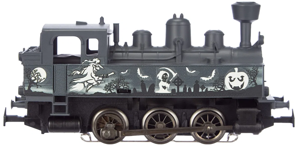 Märklin start up 36872 - Locomotiva a Vapore per Halloween, Glow in The Dark