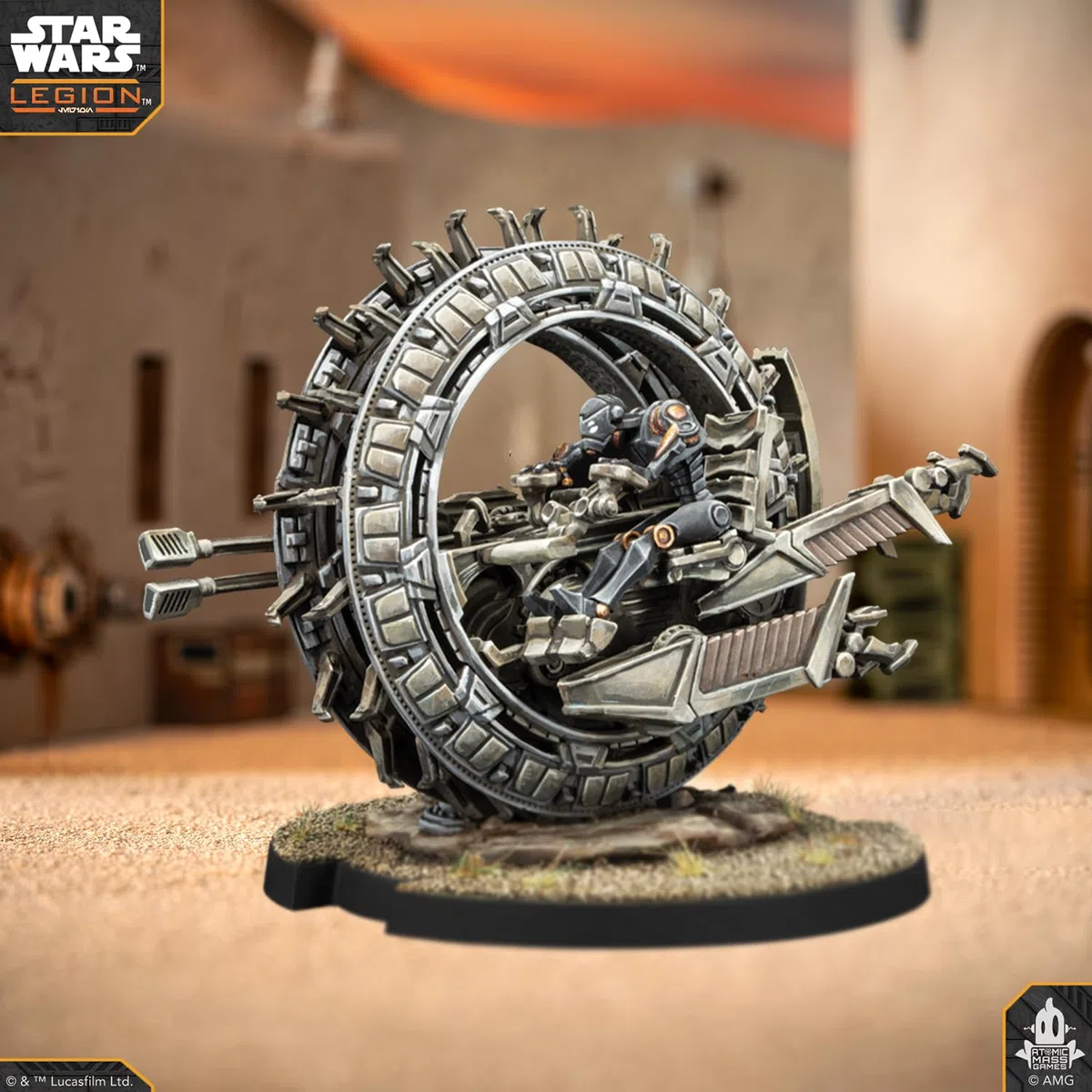 Asmodee, Star Wars: Legion – TSMEU-6 Personal Wheel Bikes (ruota), versione DE, espansione per tablet per 2 giocatori dai 14 anni in su, con tempo di riproduzione di 120-180 minuti, multilingue
