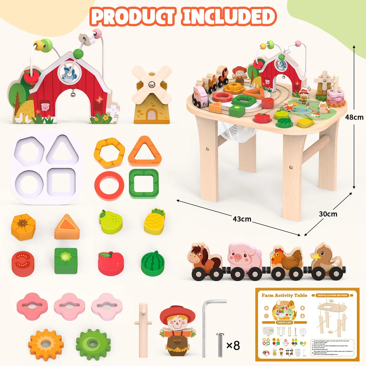 Zestaw Montessori Drewniane Uovo Dinozaura Bęben Obrotowy Pudełko Trwałości Gra Sortowania Puzzle Prezent Edukacyjny 6+ Miesięcy 1 2 3 Lata Naturalny