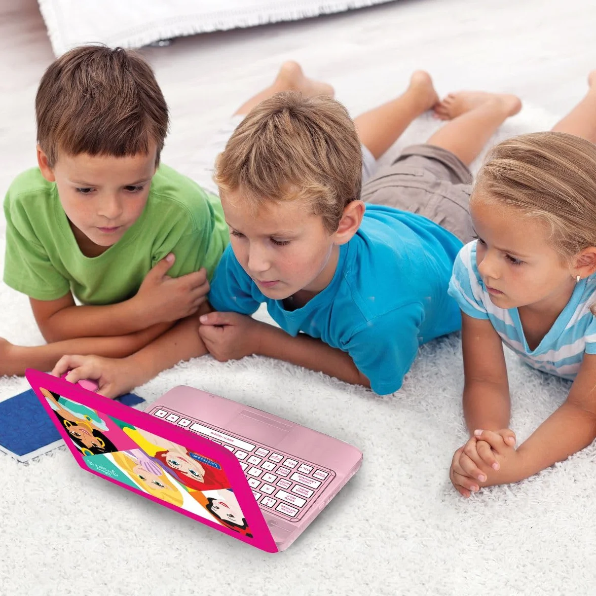 Lexibook, Disney Princess, Laptop Educativo Bilingue con 164 attività (Inglese/Italiano)