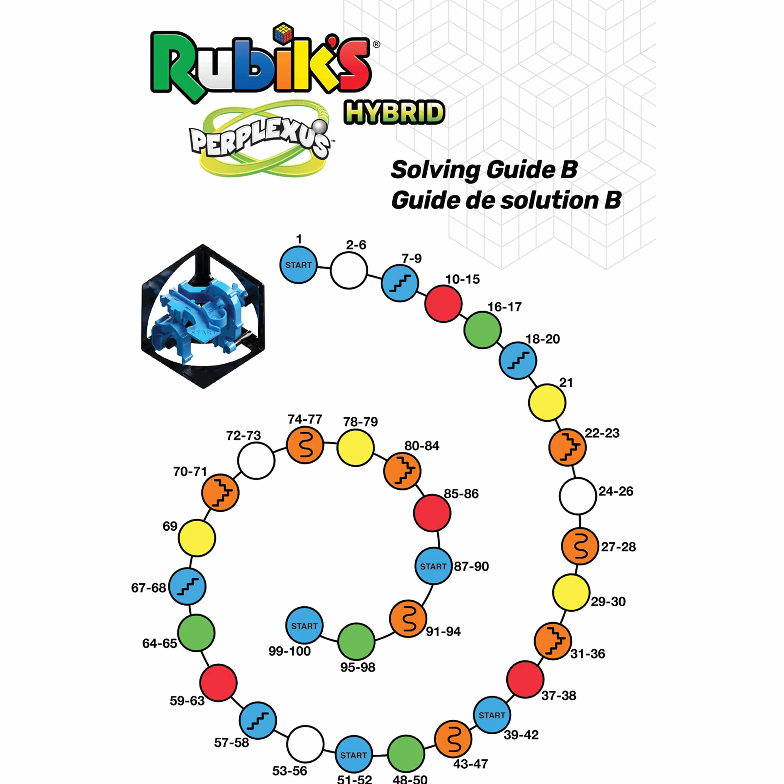 Spin Master Games Perplexus & Cubo di Rubik Il Gioco, Labirinto Tridimensionale nel Cubo Magico, 6058355