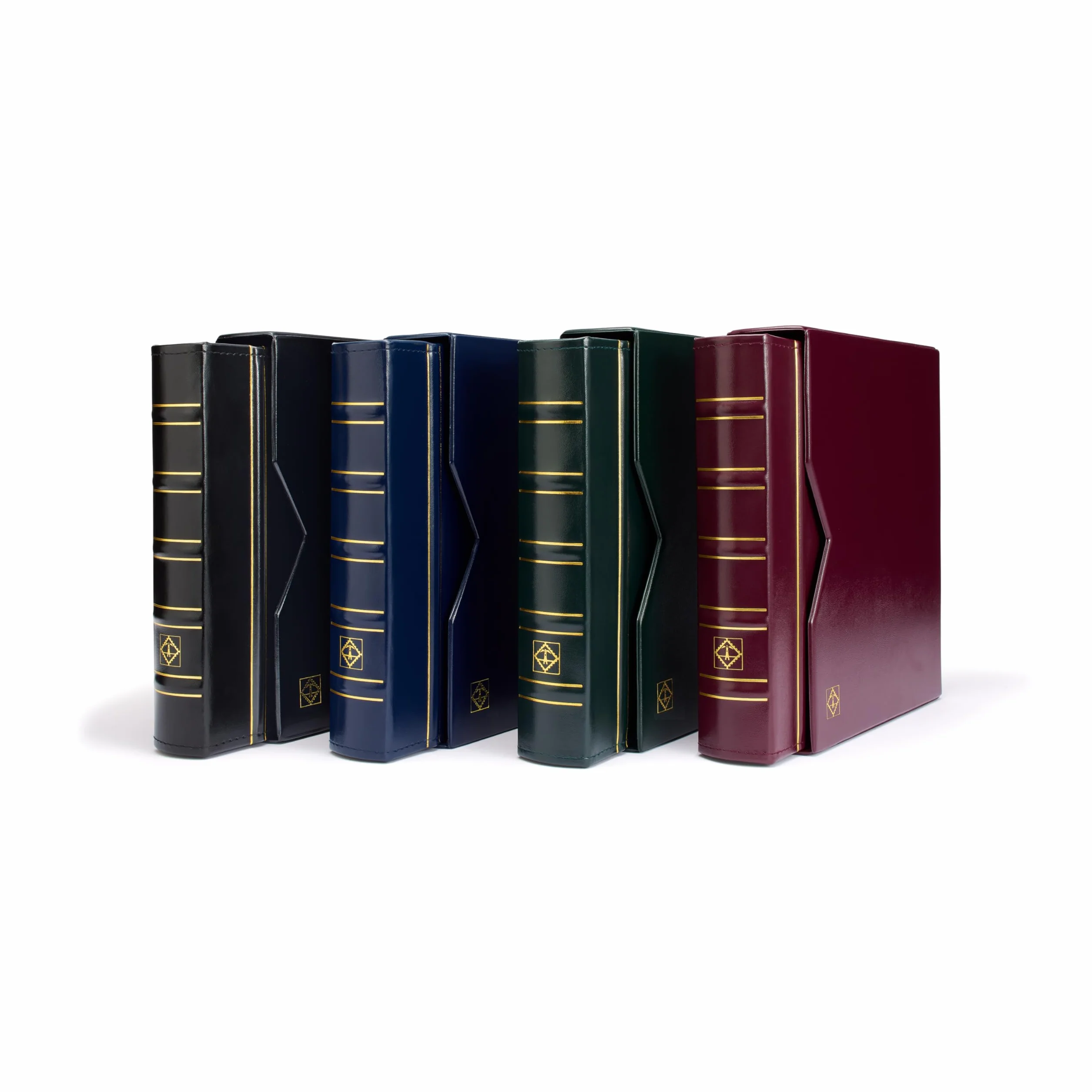 Leuchtturm Optima Classic Album per Monete Raccoglitore ad Anelli Rosso