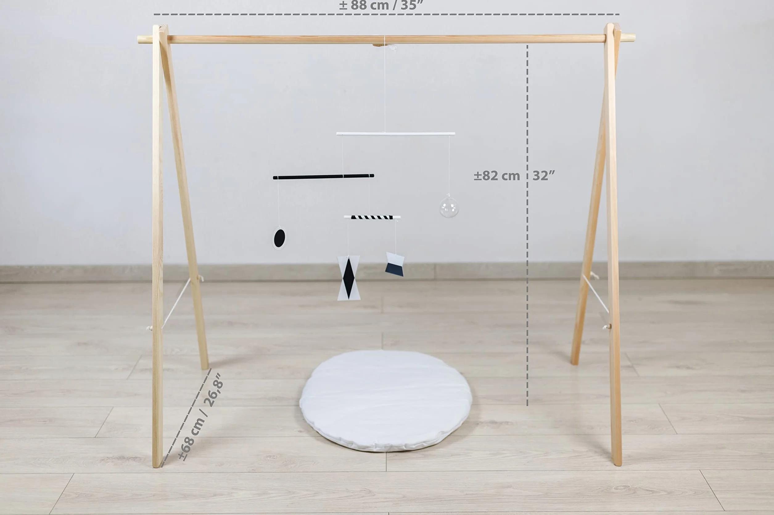 Set 5 giostrine montessori con porta palestra - Munari, Arancia Gobbi, Ballerine, Ottaedro, Arcobaleno, giostrina, giostrina, Appeso, cameretta