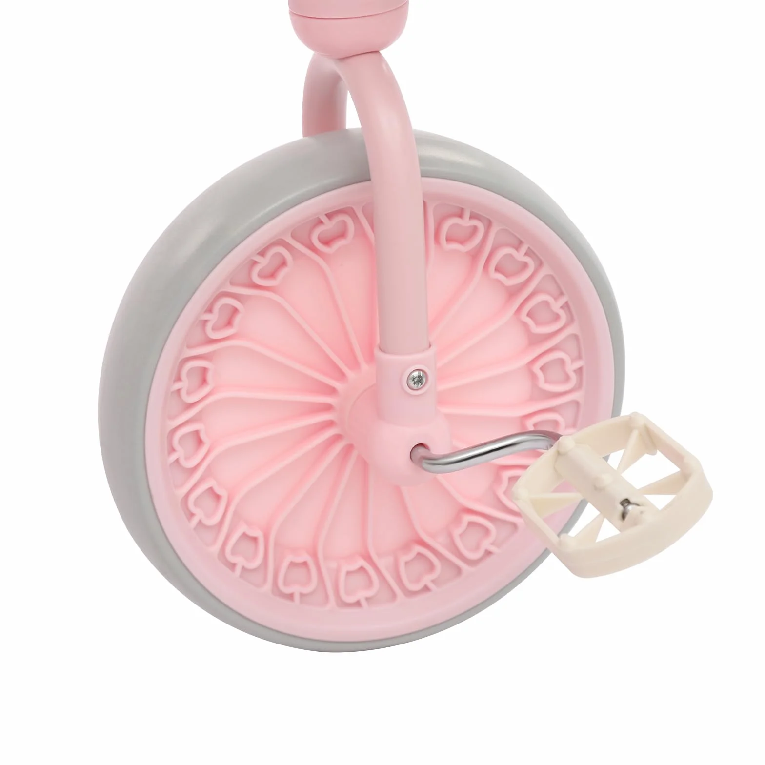 Triciclo per Bambini, Triciclo per Bambini con Pedali e Cestino, Triciclo per Imparare a Camminare per Bambini di 2-6 Anni (Rosa)