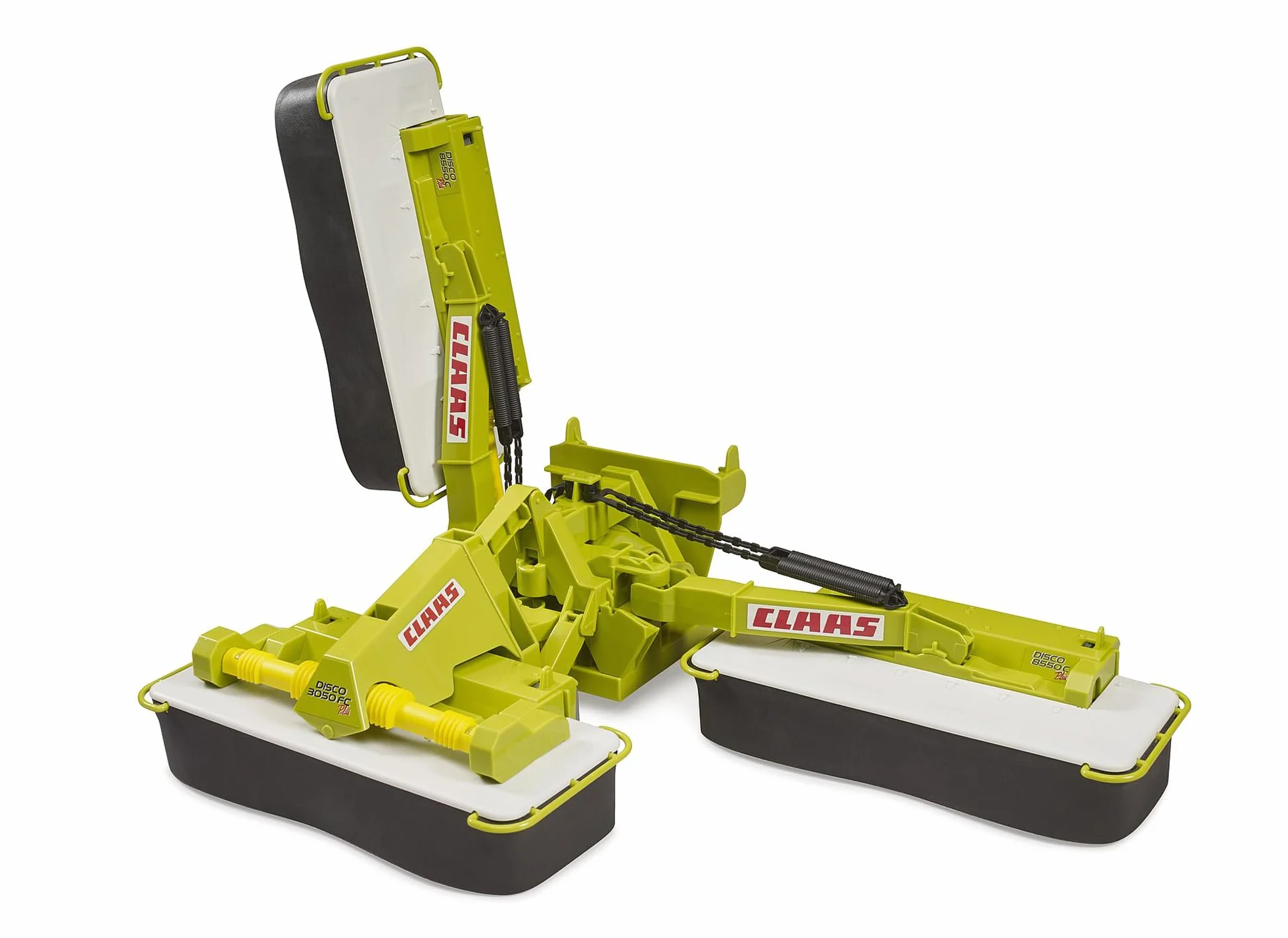bruder 02218 - Claas Disco 8550 C Plus falciatrice tripla, rimorchio per trattore, falciatrice, fattoria