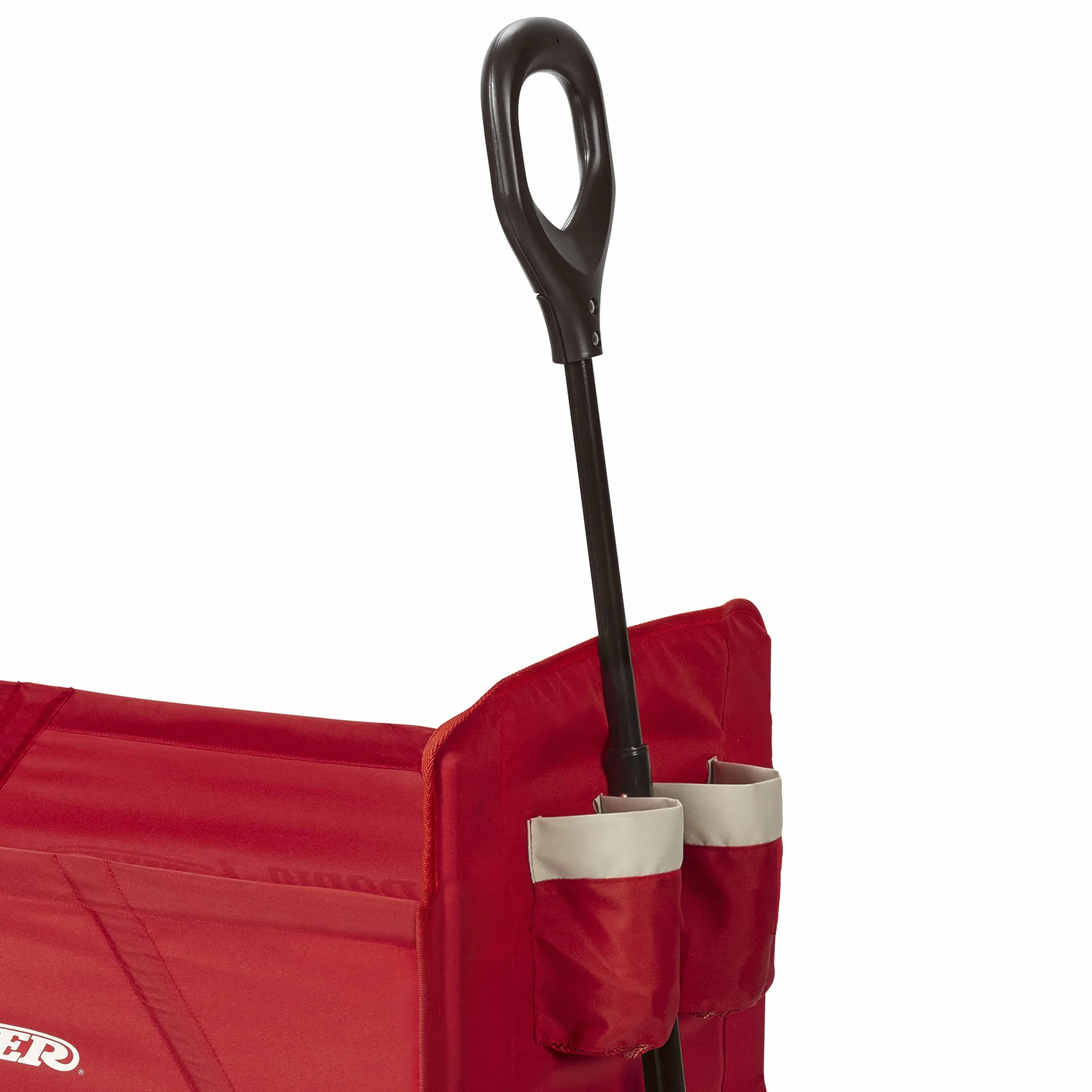 Radio Flyer EZ carrello pieghevole, rosso, per bambini da 1,5 anni in su, carrello da giardino e da carico