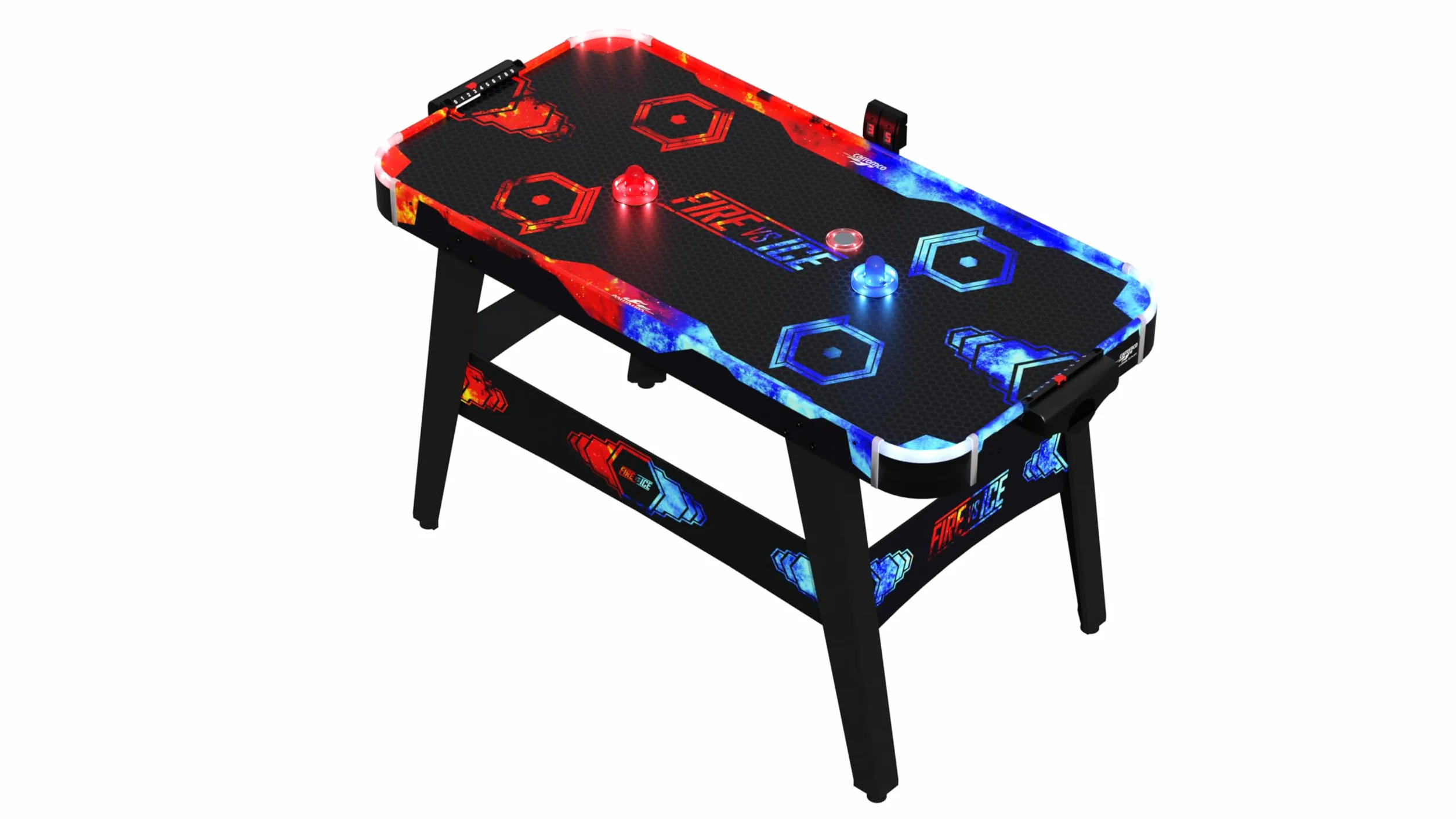 Carromco Airhockey Fire Vs Ice Air Hockey Nero Taglia Unica