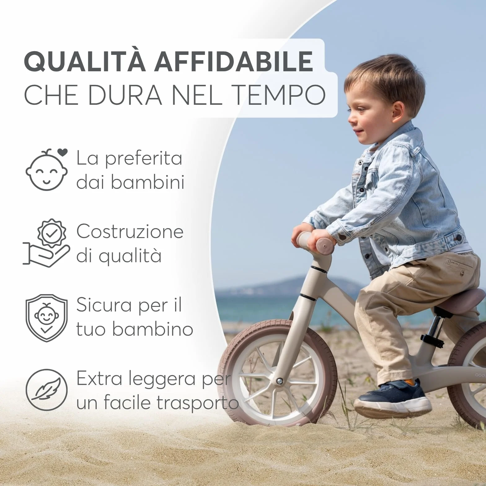 KikkaBoo Bicicletta Senza Pedali 3 Anni LANSER, Bici Senza Pedali 3-6 Anni, Pronta All’uso, Facile da Guidare e Trasportare, Aiuta l’equilibrio, Cresce Con il Bambino, Verde militare