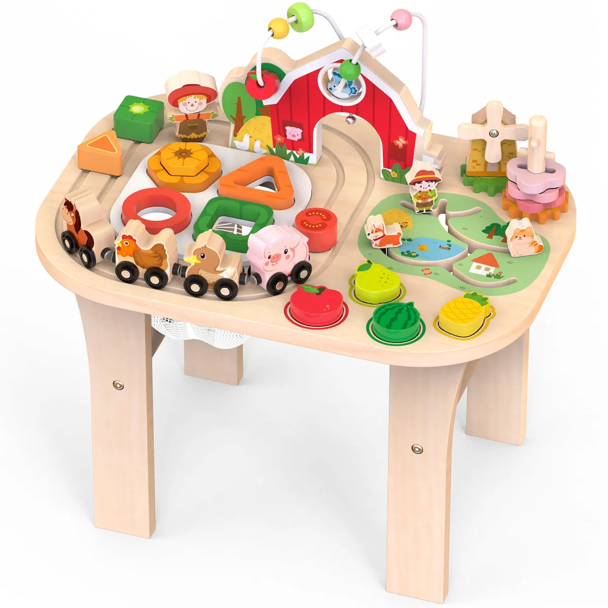 Zestaw Montessori Drewniane Uovo Dinozaura Bęben Obrotowy Pudełko Trwałości Gra Sortowania Puzzle Prezent Edukacyjny 6+ Miesięcy 1 2 3 Lata Naturalny