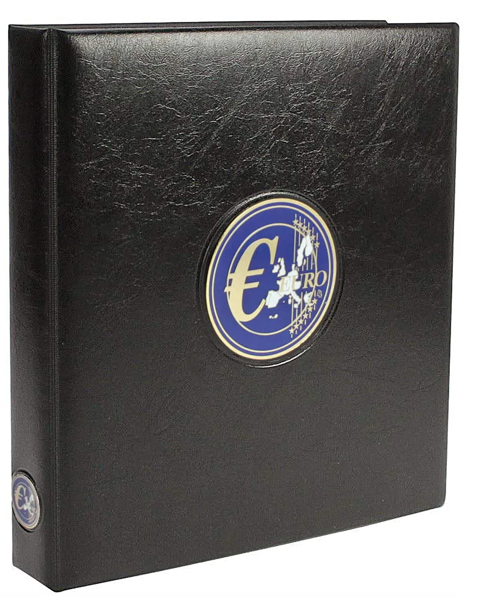 Safe 7340 Raccoglitore Monete Paesi Unione Europea | 5 Fogli Portamonete da Collezione Inclusi | 250 x 230 x 80 mm
