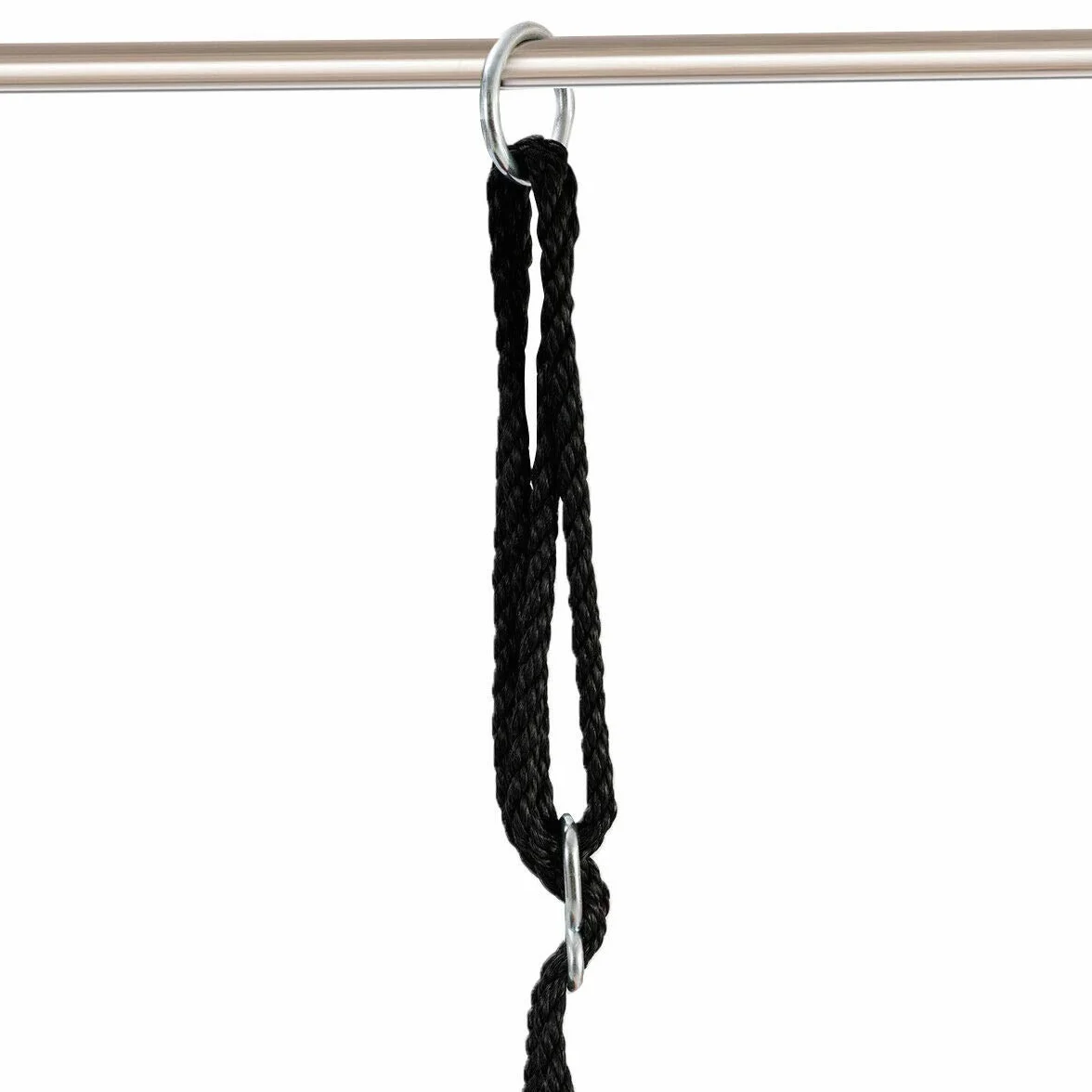 COSTWAY Altalena da Giardino a Nido per Bambini, Sedia Sospesa Giardino con Telaio in Metallo, Regolabile in Altezza 100-160 cm, per Adulti e Bambini, Portata 150 kg (Colorato)