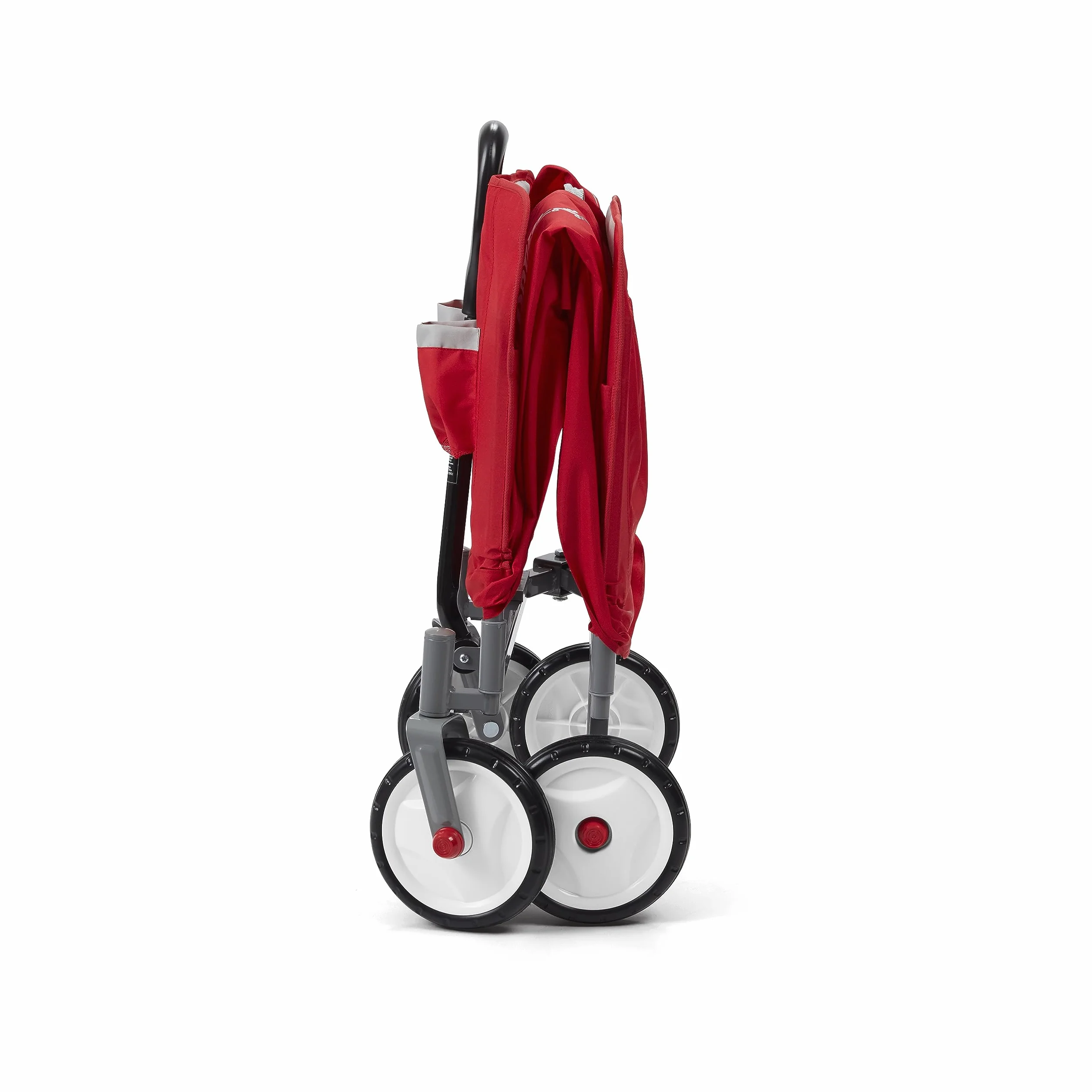 Radio Flyer EZ carrello pieghevole, rosso, per bambini da 1,5 anni in su, carrello da giardino e da carico