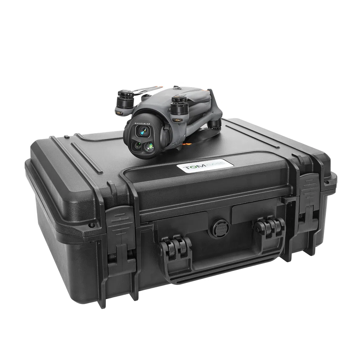 TomCase Custodia per droni "Travel Edition" per DJI Mavic 4 Pro, Fly More/Creator Combo, con RC2/RC Pro 2 – Custodia rigida, impermeabile Outdoor Case IP 67, soddisfa gli standard militari – Made in