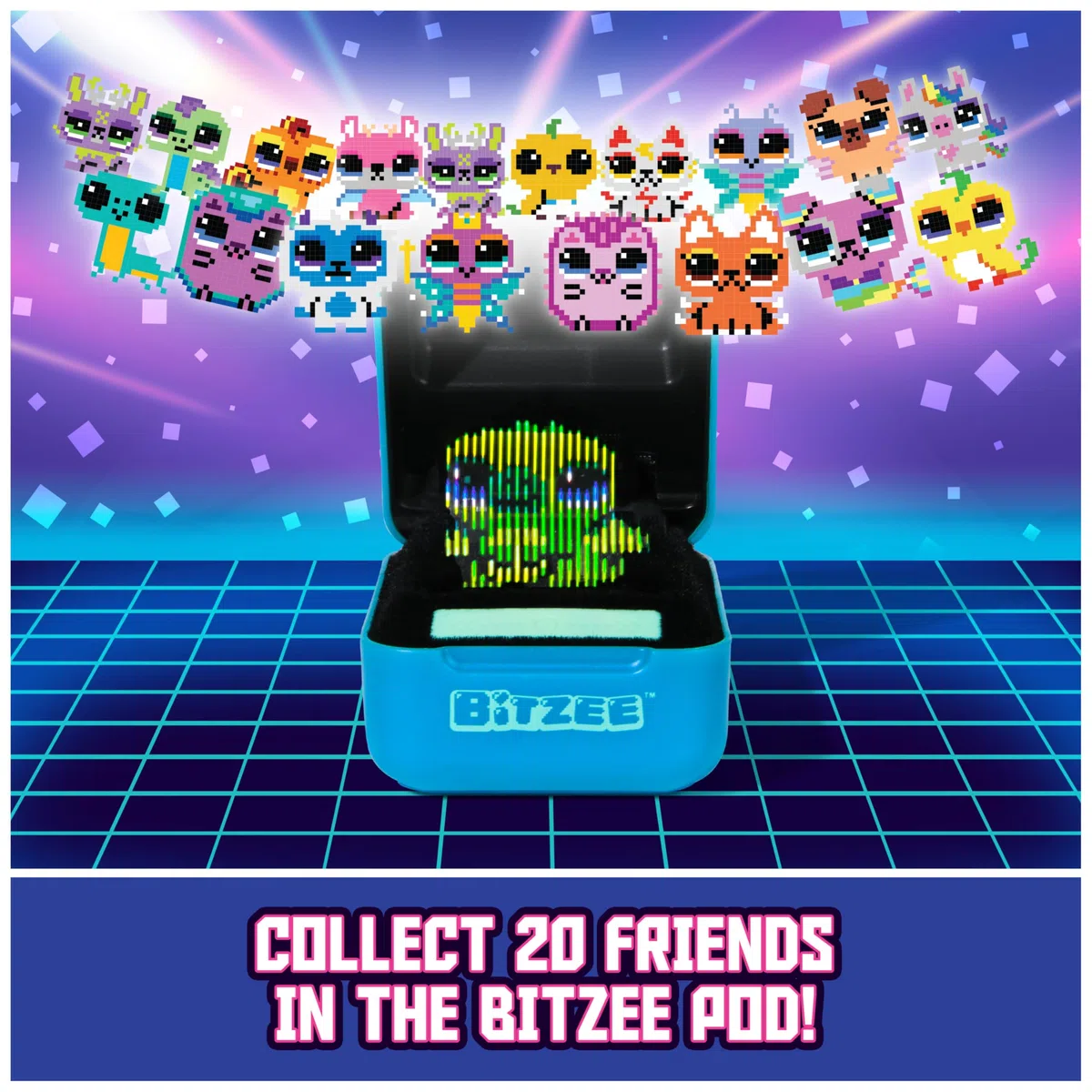 Bitzee Giocattolo interattivo Magico 20 Personaggi Amici virtuali reagiscono al Tocco animaletto Bambini 5 Anni