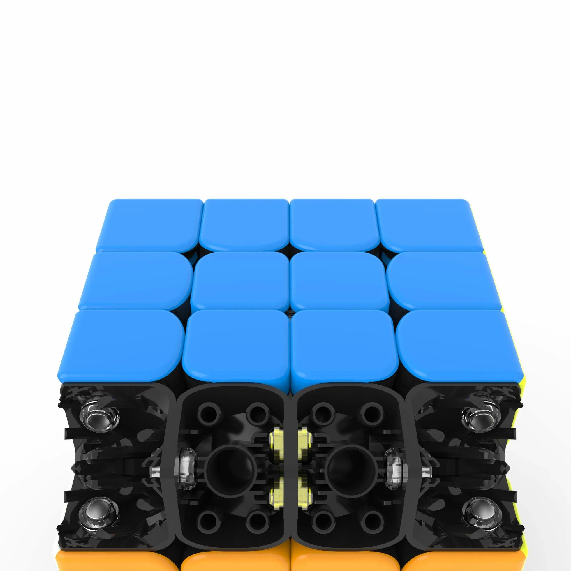 GAN 460 M Speedcube, 4x4 Cubo Master Magnetico 460M Puzzle Giocattolo Rompicapo (Stickerless, Senza Adesivi)