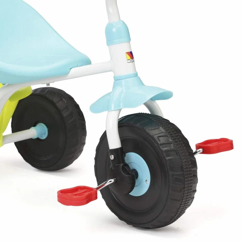 MOLTO Triciclo per bambini MOLTO Urban Trike 3 in 1 Rosa - sicuro, versatile e regolabile, con frizione di bloccaggio delle ruote, manico regolabile e cintura di sicurezza - leggero e resistente