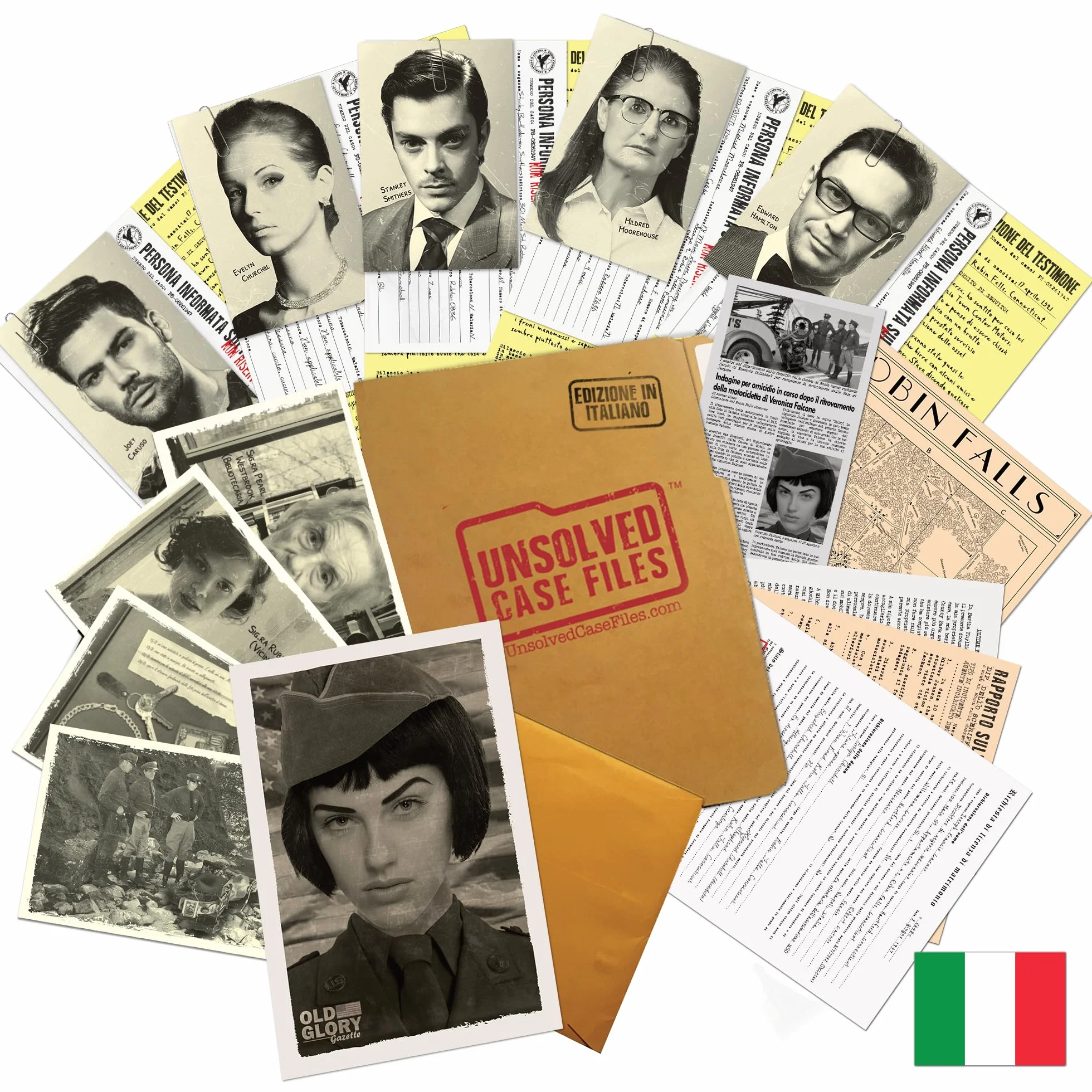UNSOLVED CASE FILES: Un gioco per indagare su misteriosi casi irrisolti: Chi ha ucciso Veronica Falcone? Riuscirai a risolvere questo caso?