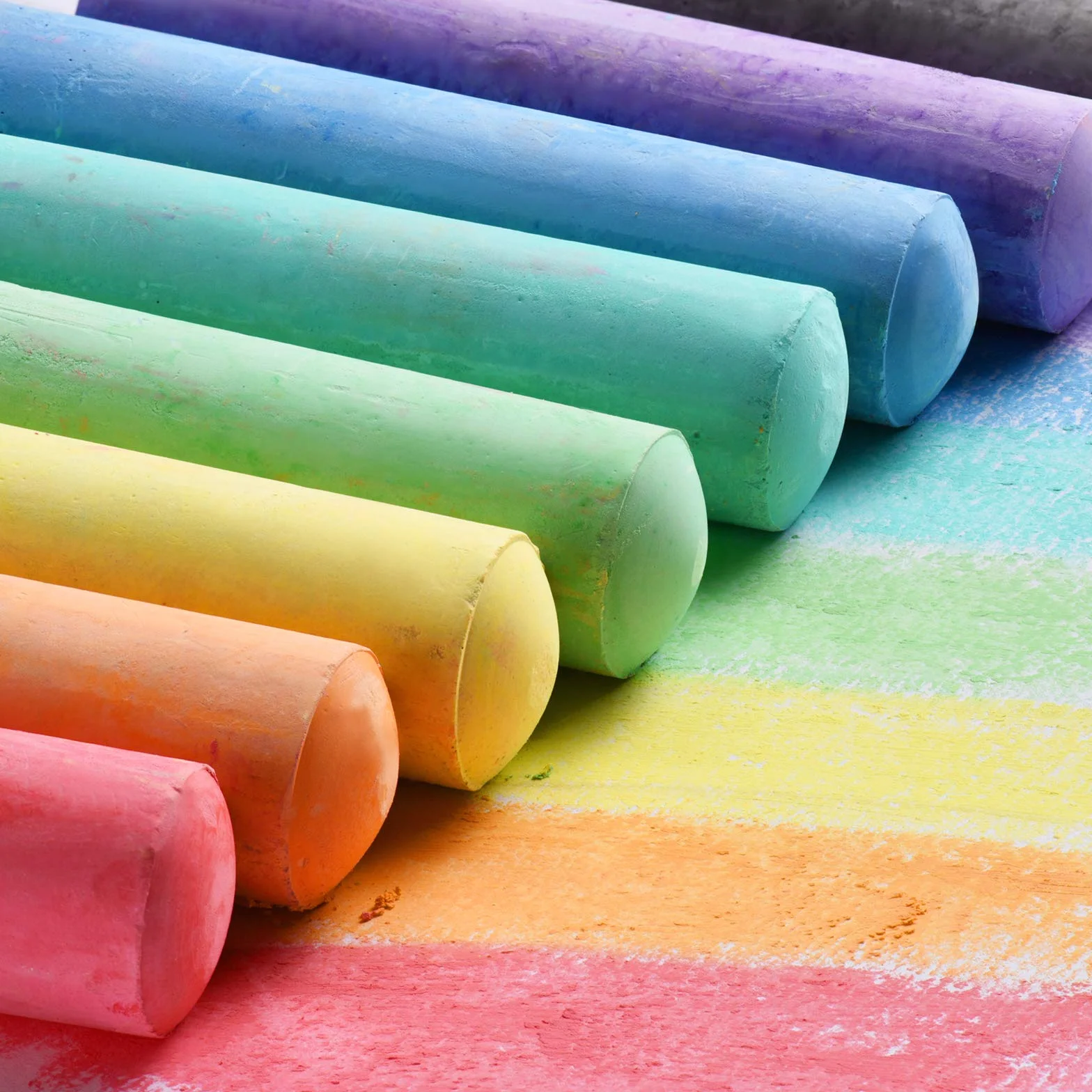 Gessetti Colorati Jumbo 60 PZ Giochi Esterno Bambini