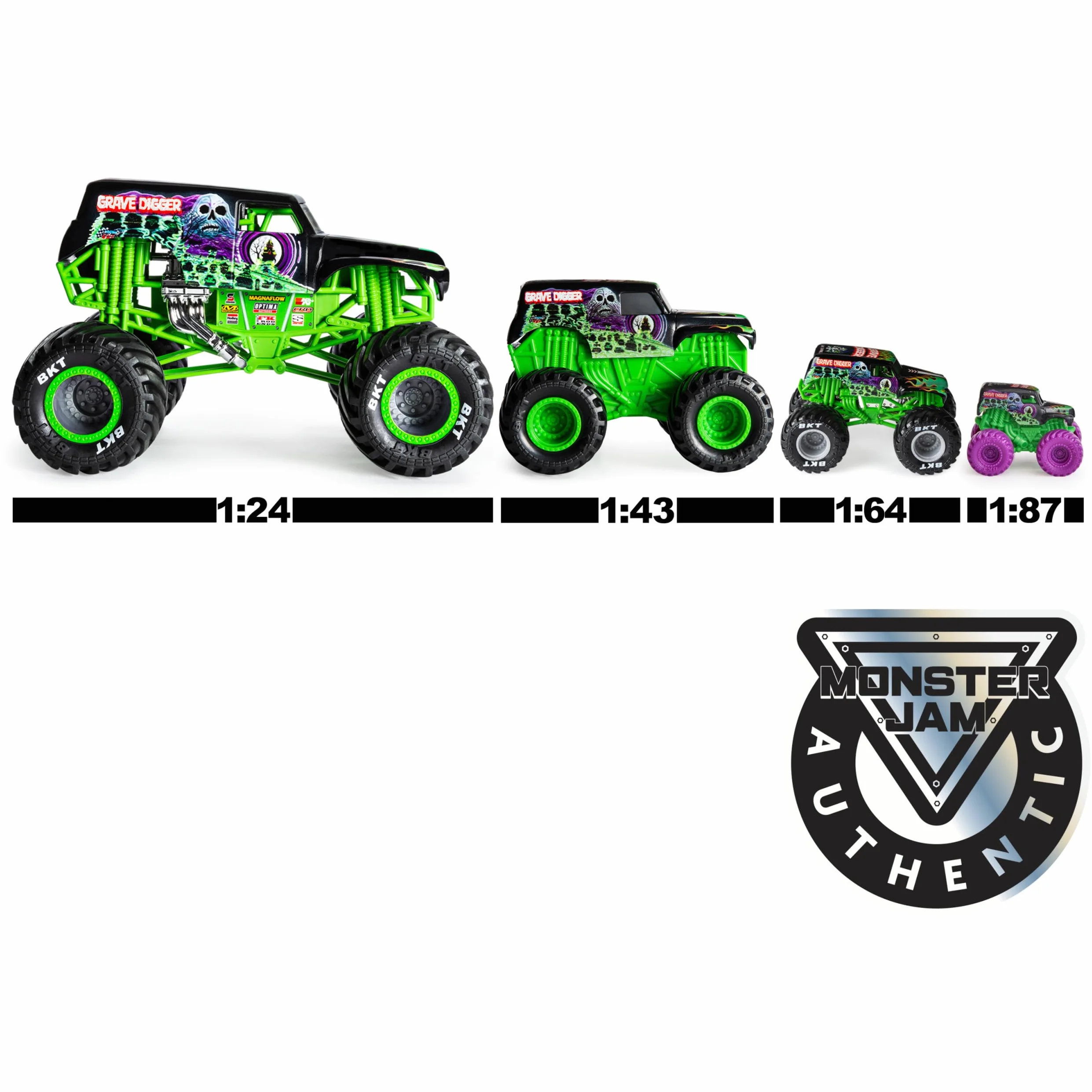 Monster Jam 1: 64 Scala Diecast Grave Digger