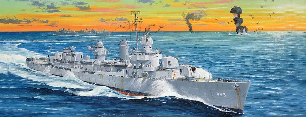 Trumpeter 753723-1/200 USS Fletcher DD-445 - Scala 1:200