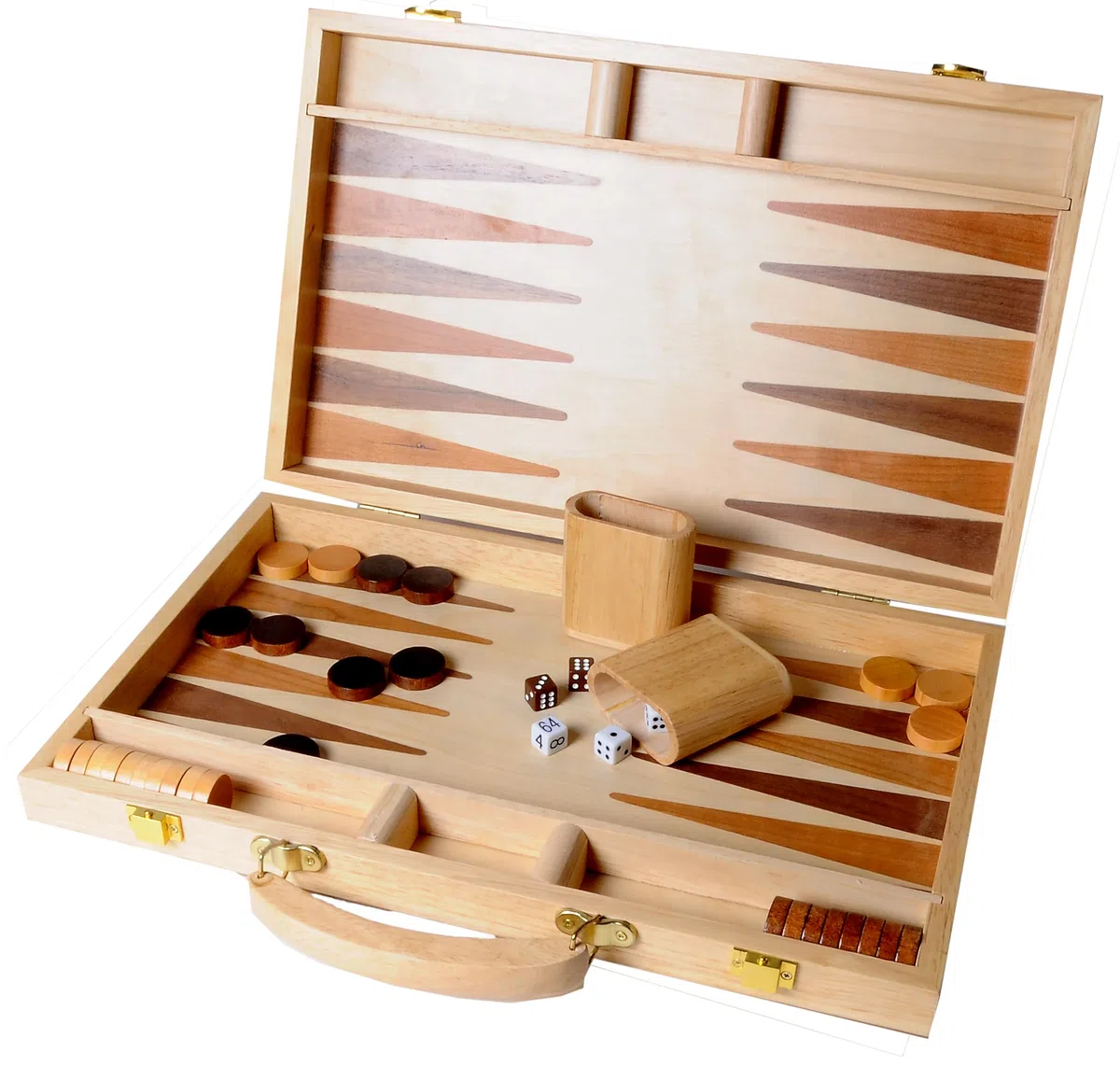 Engelhart - 150536 - Set di Backgammon in Legno Intarsiato
