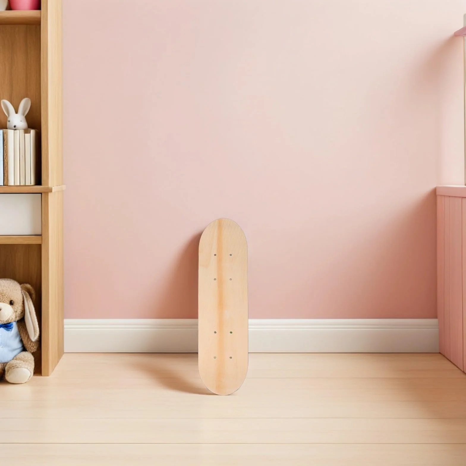 Set 3 Pezzi Skateboard Vuoti in Legno d'Acero a 7 Strati Doppia Coda, Tavole da Dipingere Fai da Te per Ragazzo Ragazza, Adatte a Decorazioni e Interazione Genitore-Figlio