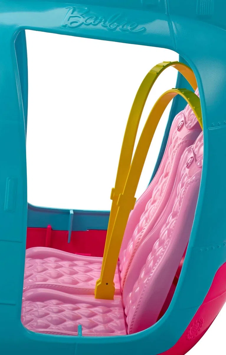 Barbie L'Elicottero per Bambole Rosa e Azzurro con Elica Che Gira Giocattolo 3+ Anni FWY29