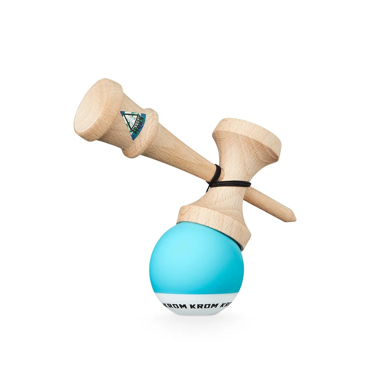 KROM Kendama Gioco - Pop Azzurro - Equilibrio impeccabile - Abilità Cognitive migliorate - Equilibrio, riflessi e creatività migliorati - Modello Kendama PRO Fatto per Principianti e Professionisti.