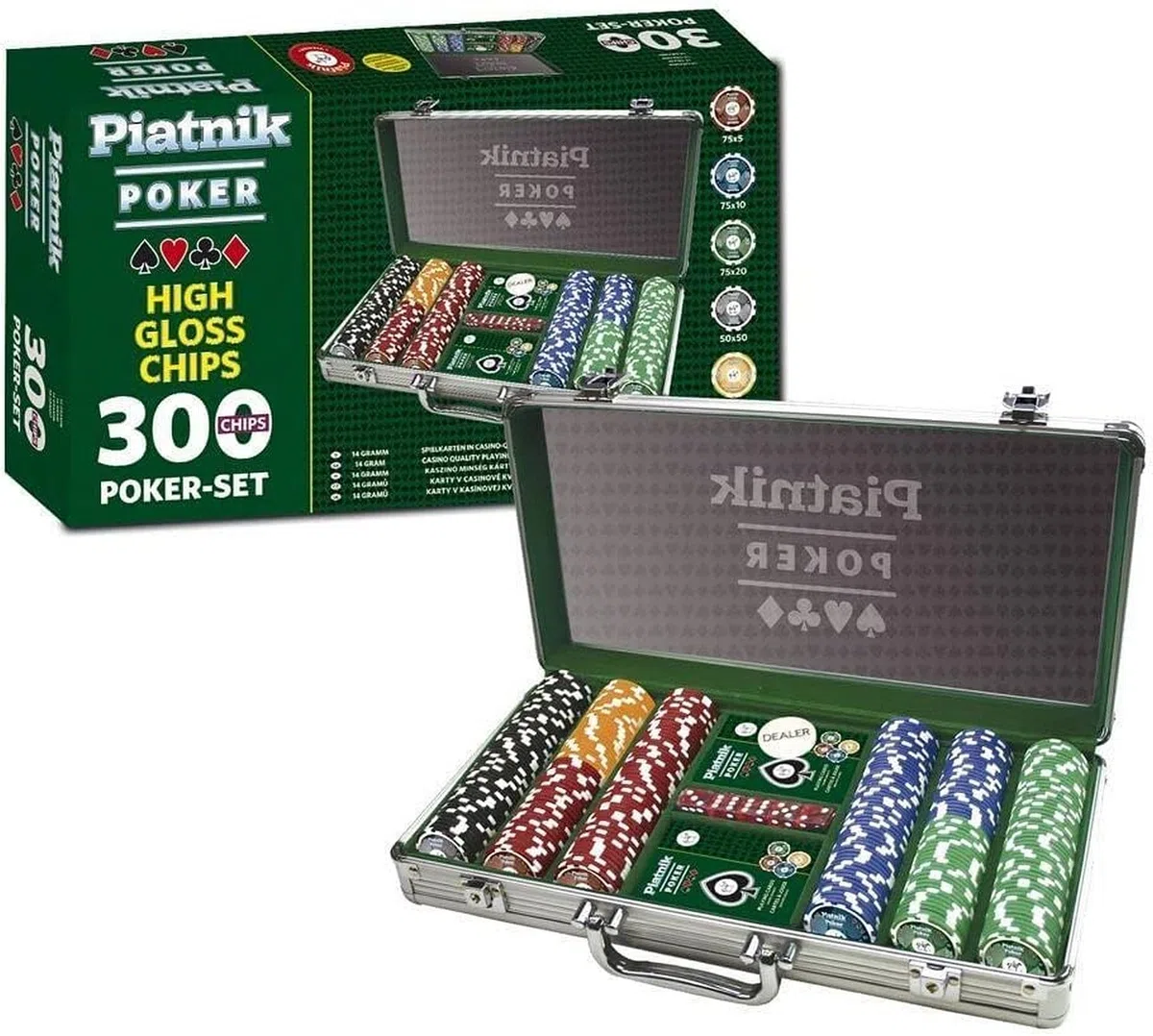 Piatnik 7903 - Set da Poker, 300 fiches High Gloss [Importato dalla Germania]
