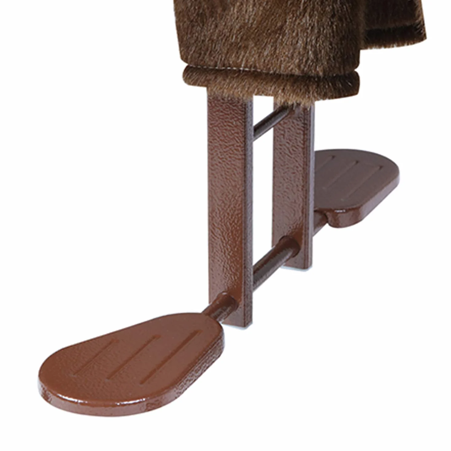 PonyCycle Modello U Pony Cavalcabile per Bambini Cavallo Giocattolo Grande (con Freno/con Suono/ 90cm Altezza/Taglia 4 per 4-7 Anni) Cavallo a Dondolo con Ruote Cavallo Cioccolato Ux421
