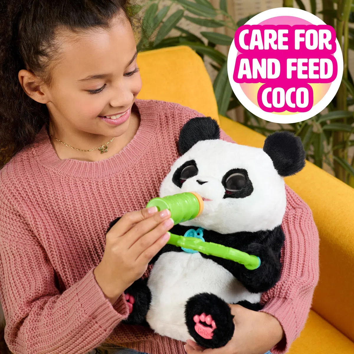 FurReal Coco The Tumbling Panda Giocattolo interattivo peluche 26,7 cm 60 suoni e reazioni per bambini dai 4 anni
