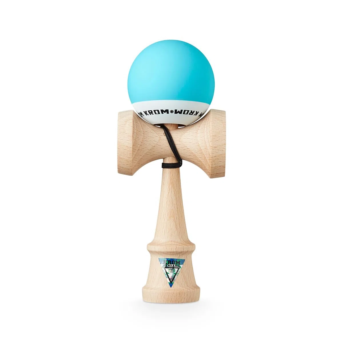 KROM Kendama Gioco - Pop Azzurro - Equilibrio impeccabile - Abilità Cognitive migliorate - Equilibrio, riflessi e creatività migliorati - Modello Kendama PRO Fatto per Principianti e Professionisti.