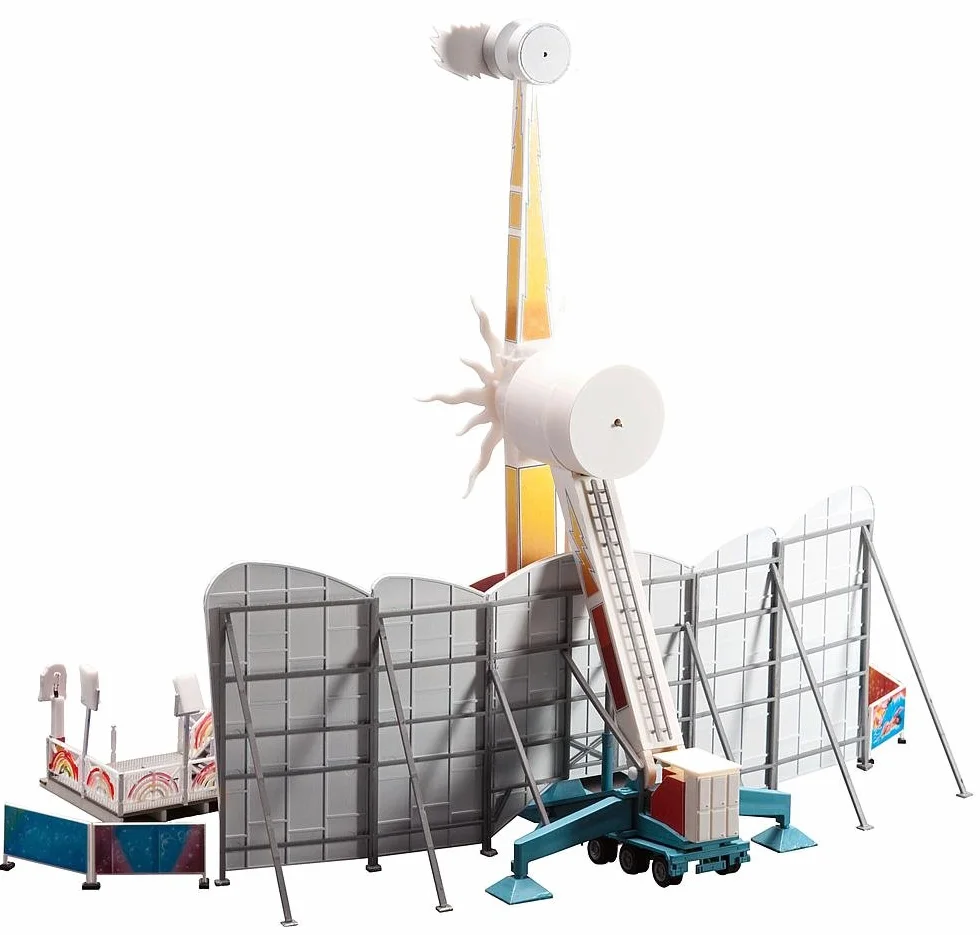 Faller H0 140429 - Miniatura di giostra del lunapark Ride Rainbow Millennium