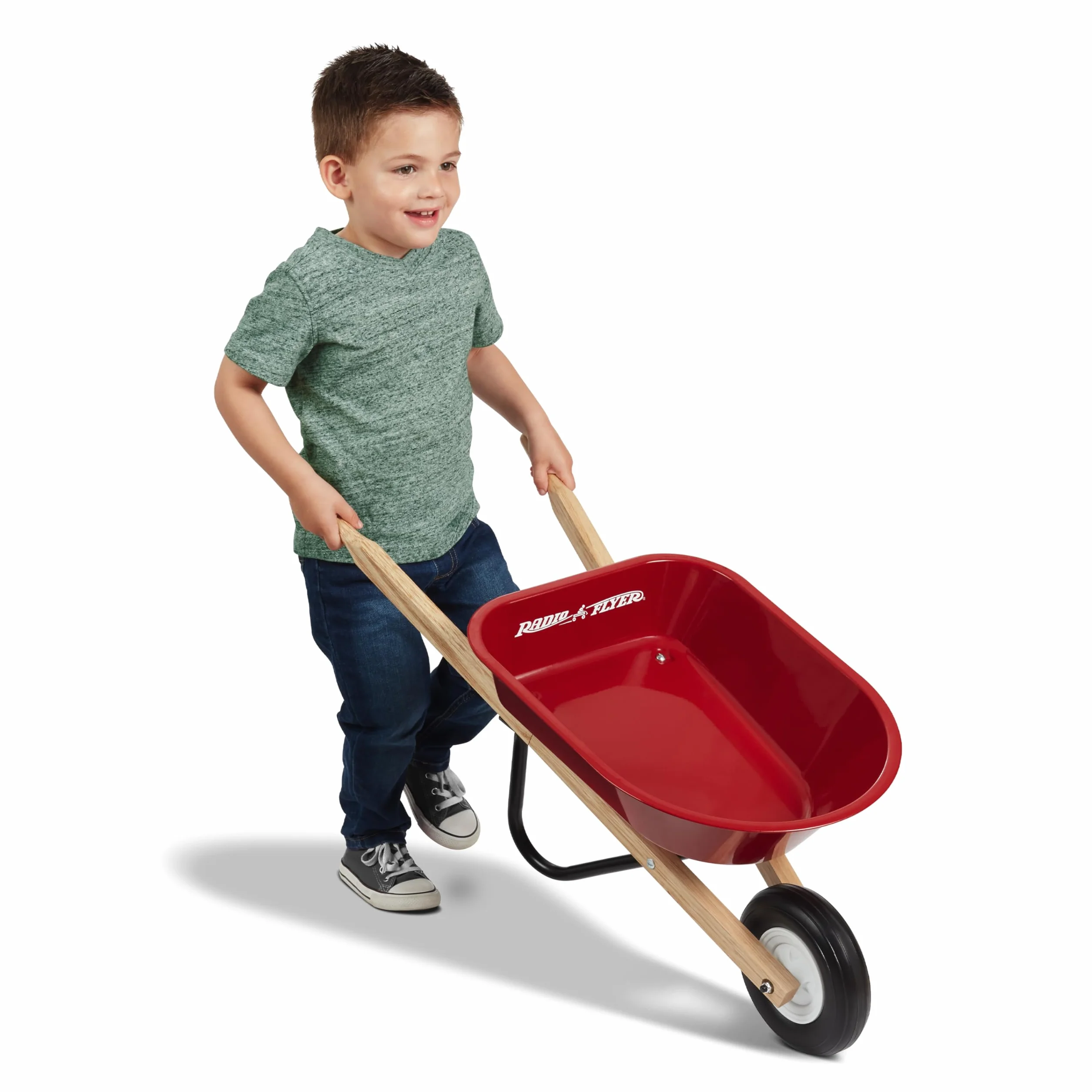 Radio Flyer Carriola per bambini, carriola giocattolo rossa per bambini