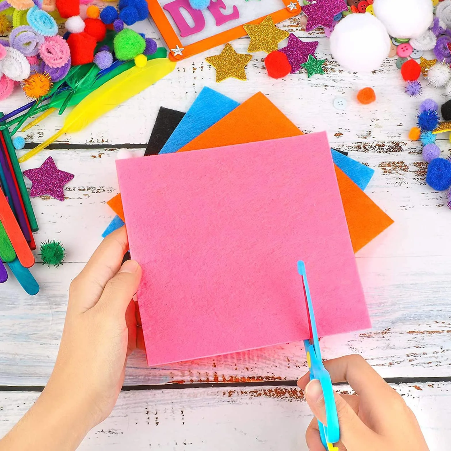 JOTOL Kit Artigianali Fai da Te per Bambini 3100+PCS DIY Art Craft Set
