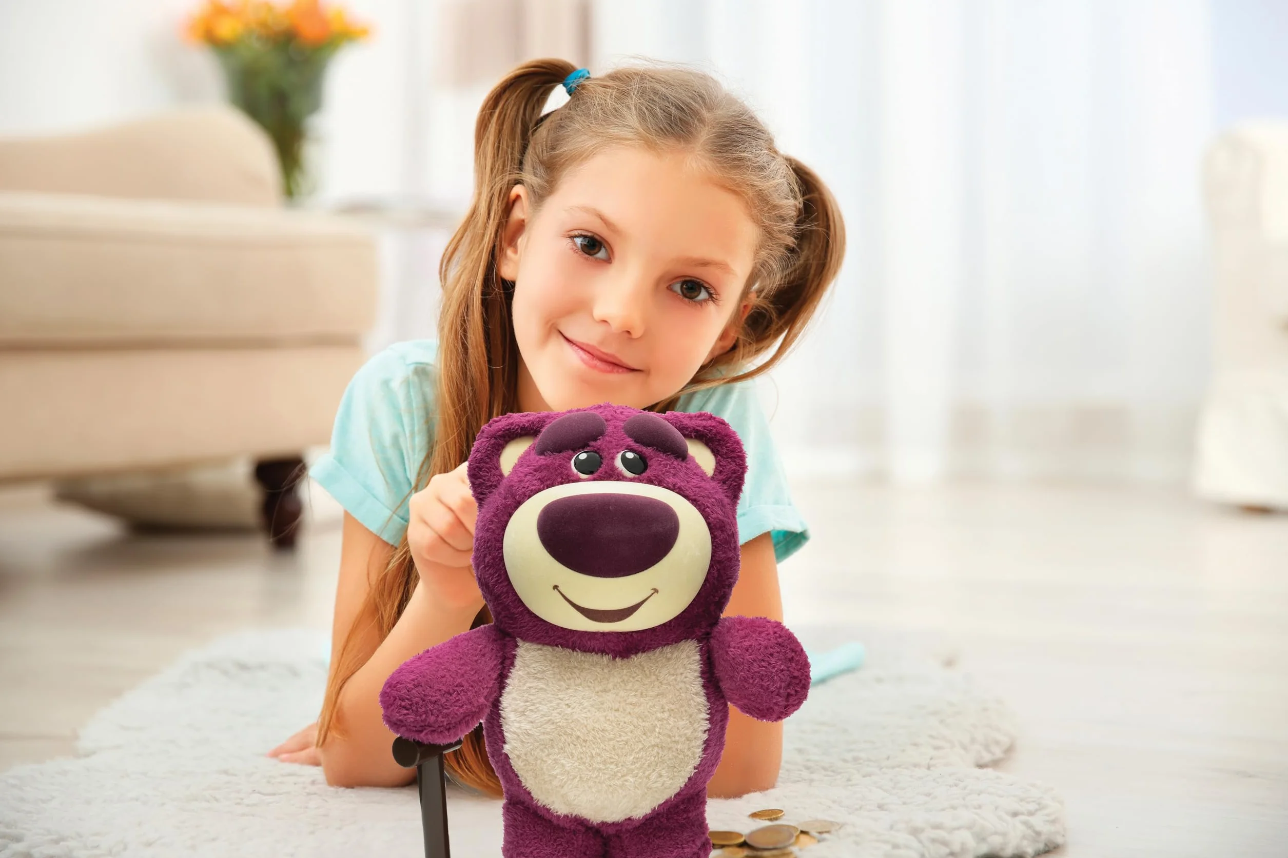 Lexibook, Lotso, Cassaforte elettronica Lotso, Rosa Rosso, JG140TS1