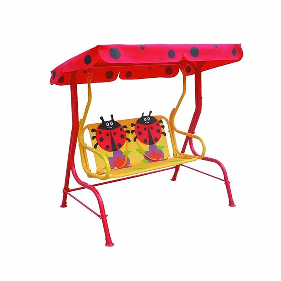Dondolo per bambini da giardino con coccinella giochi all'aperto culla bimbi