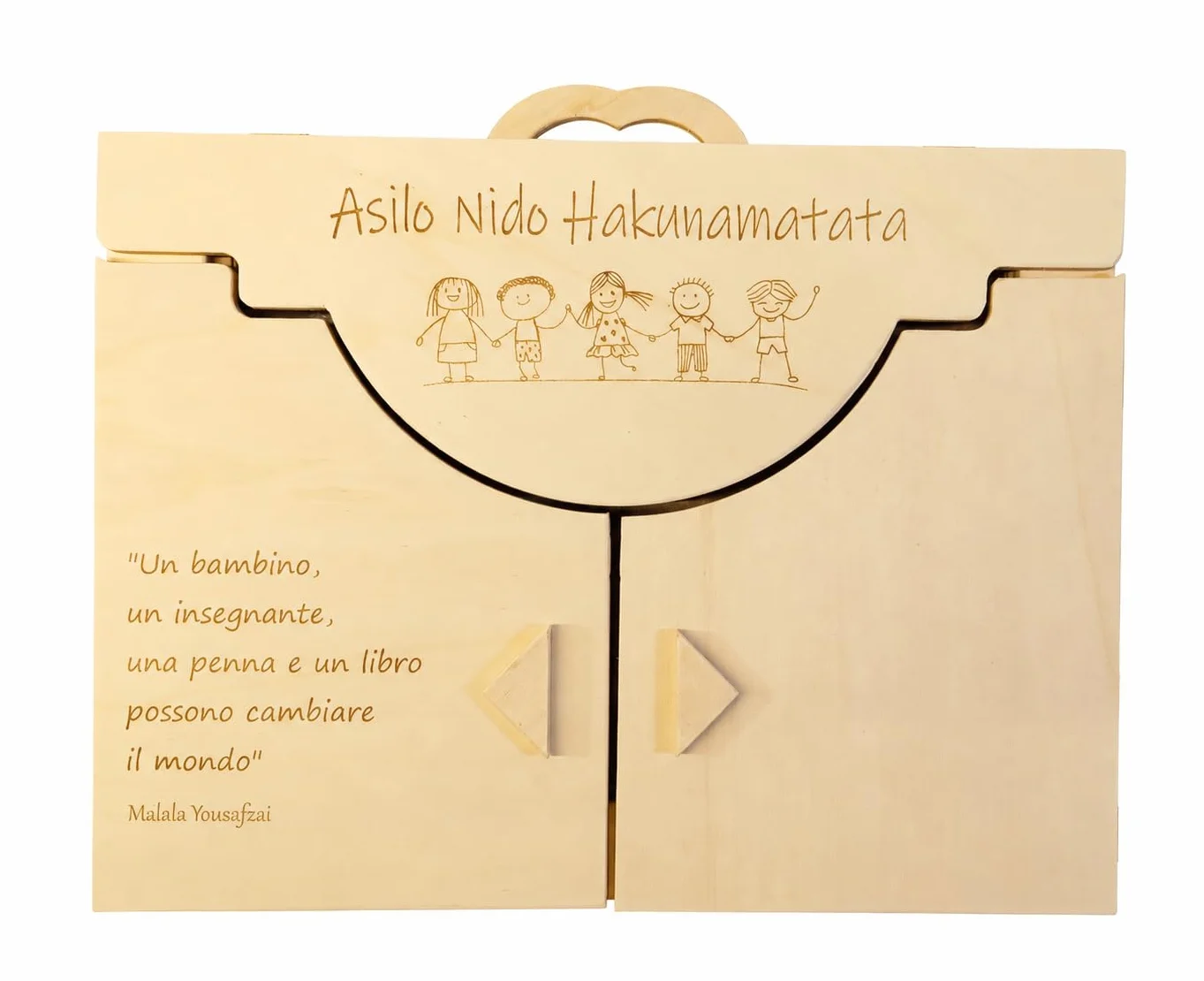 Kamishibai teatro viaggiante in Legno - Butai teatro in Valigia A3 Personalizzato
