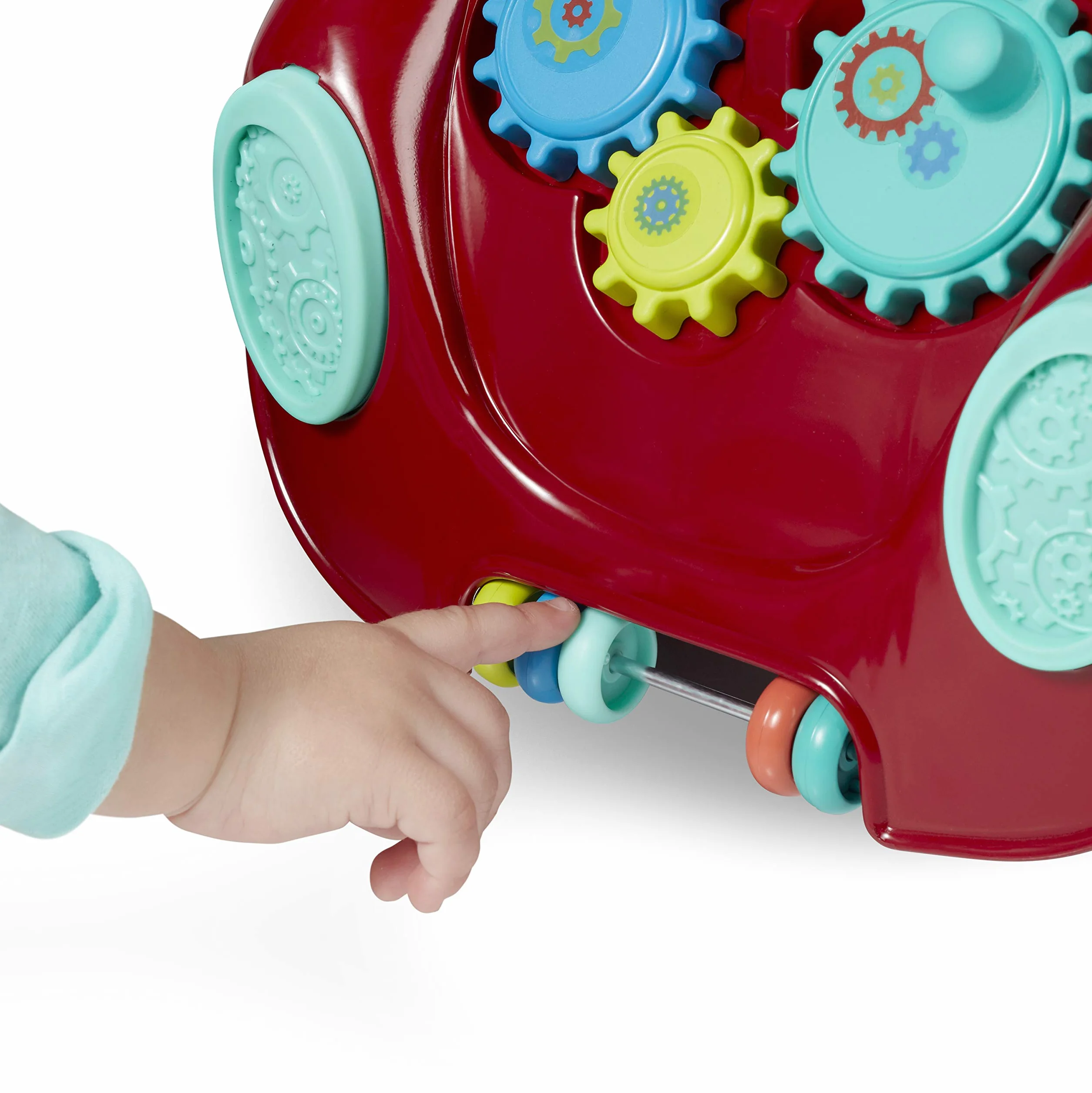 Radio Flyer Busy Buggy, cavalcabile per passare da seduti a in piedi, cavalcabile rosso per bambini da 1 a 3 anni